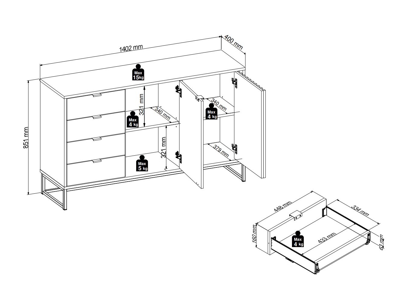 Olohuonesetti Sondelu 106