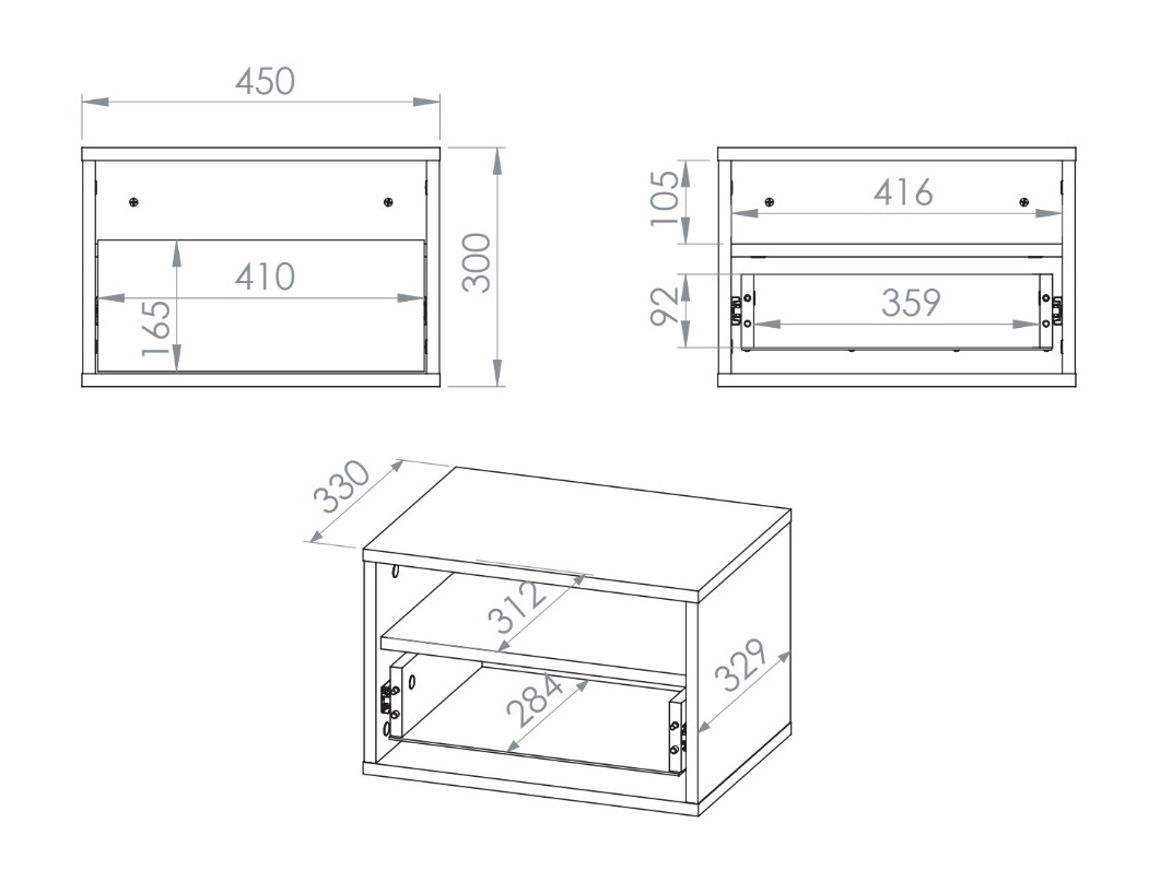 Yöpöytä Morsero 106