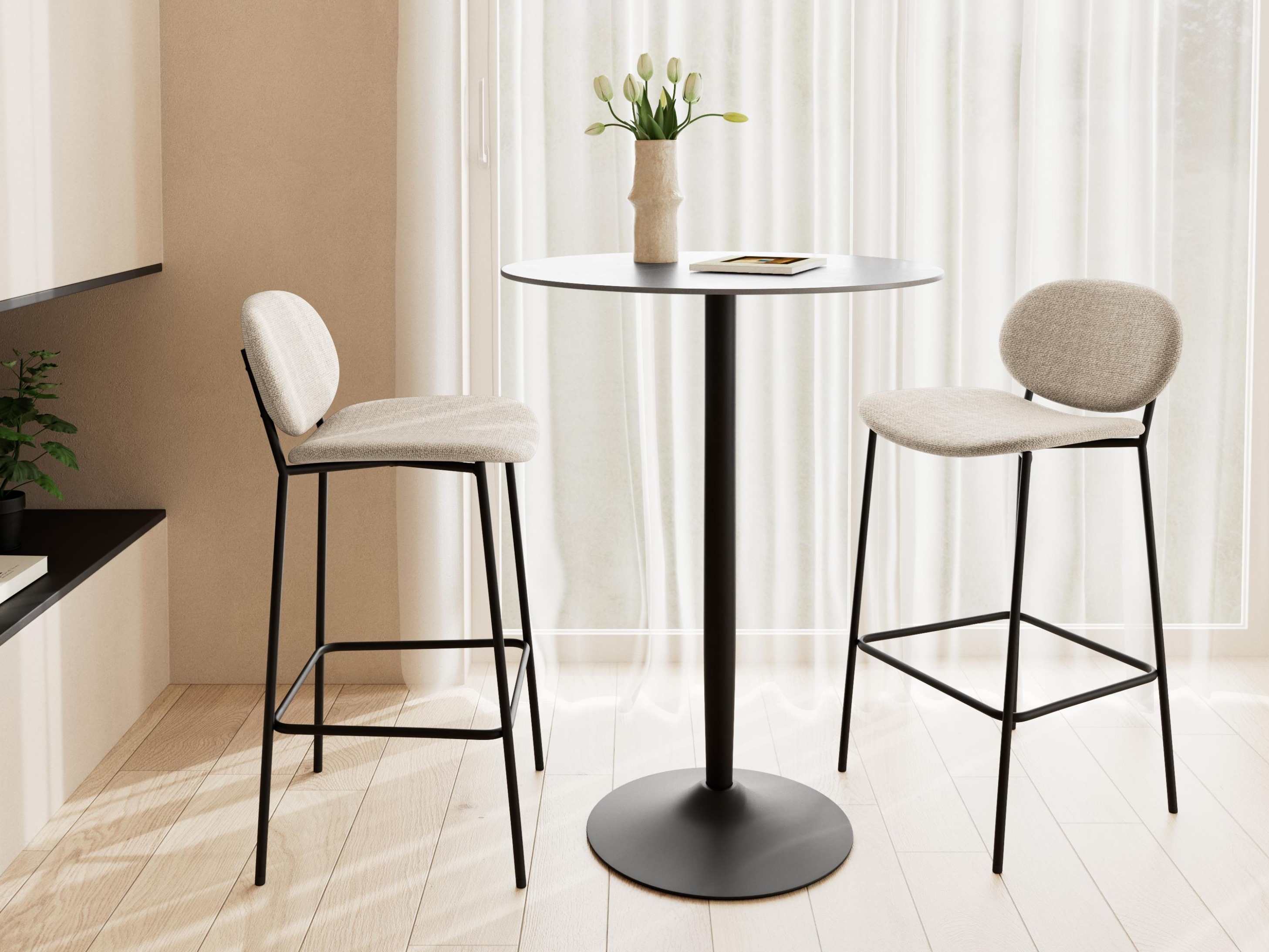 Baaripöytä Norsica 863 (Musta marmori)