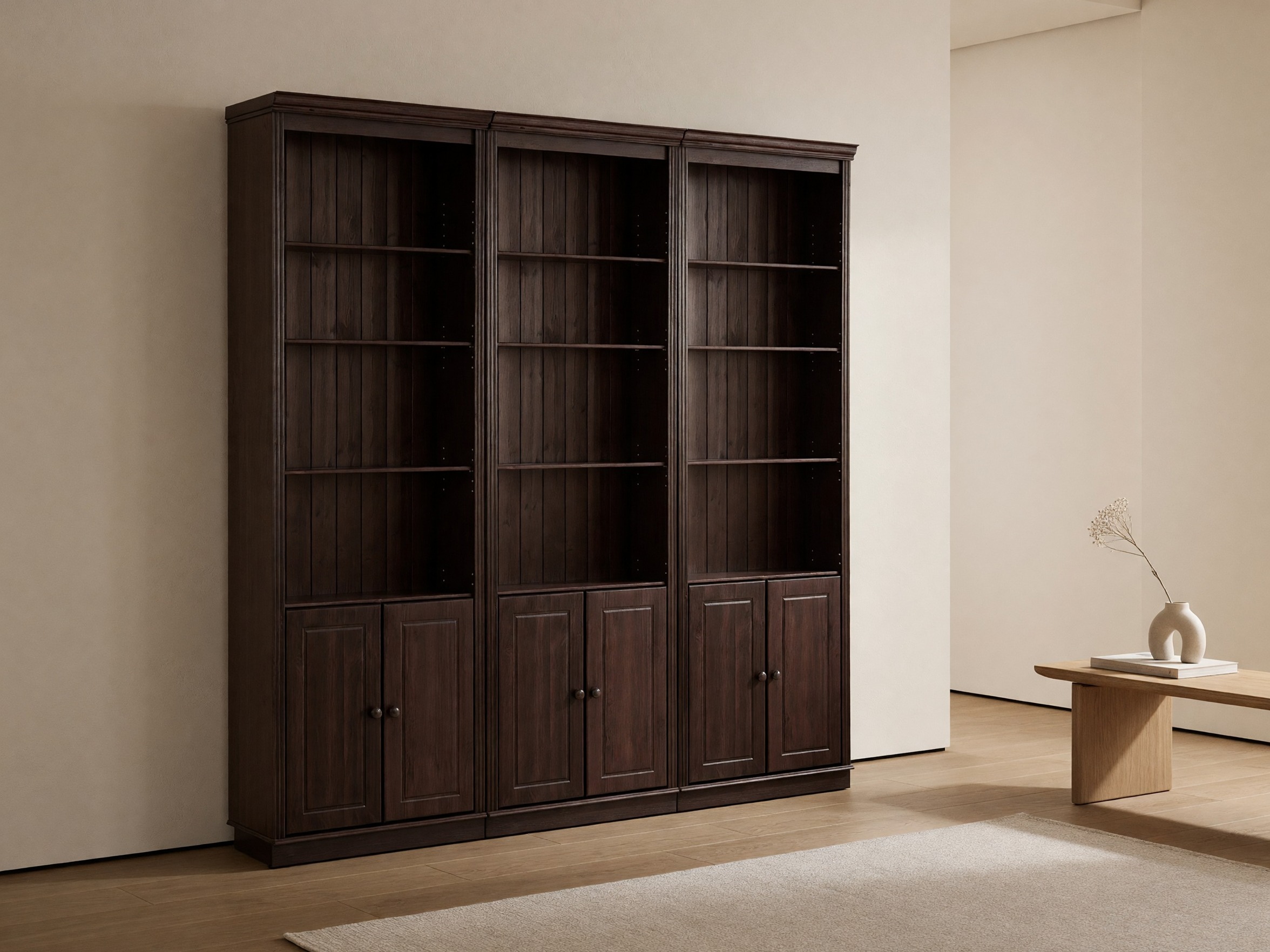 Hyllysetti Saltoro 117 (Tummanruskea)