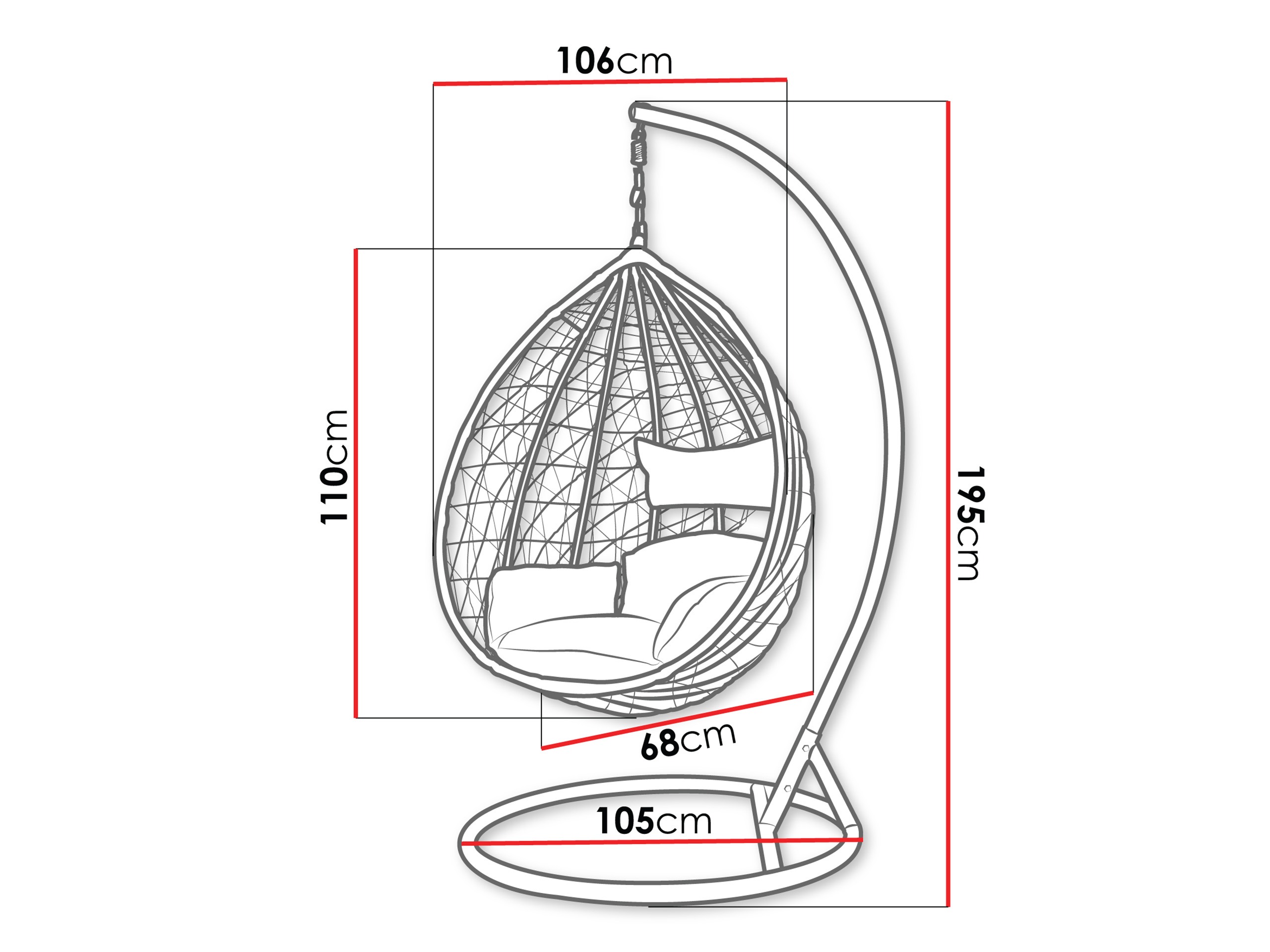 Riipputuoli Comfivo Schola (Beige)
