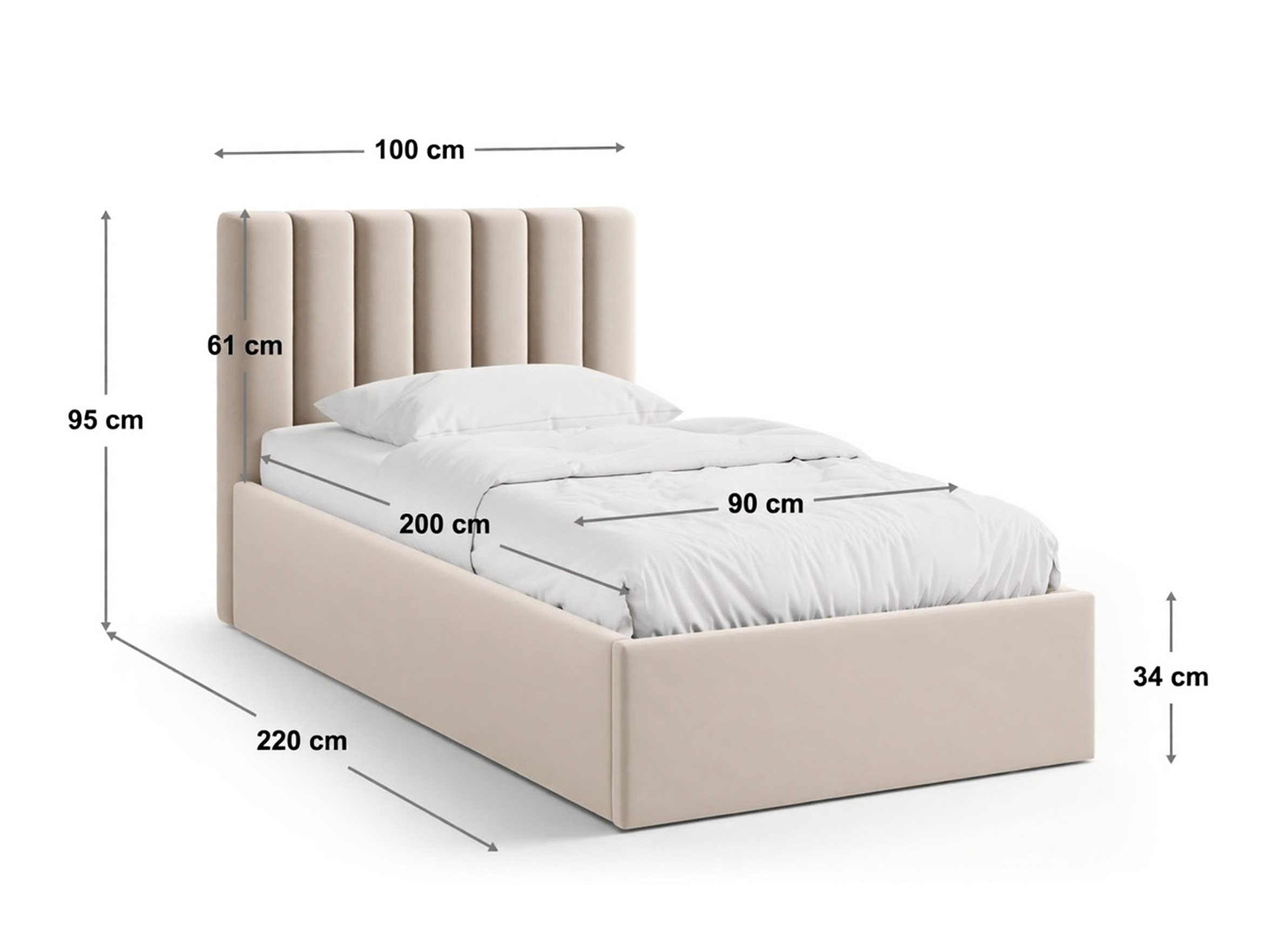 Sänky Beckley 347 (Bluvel 89)