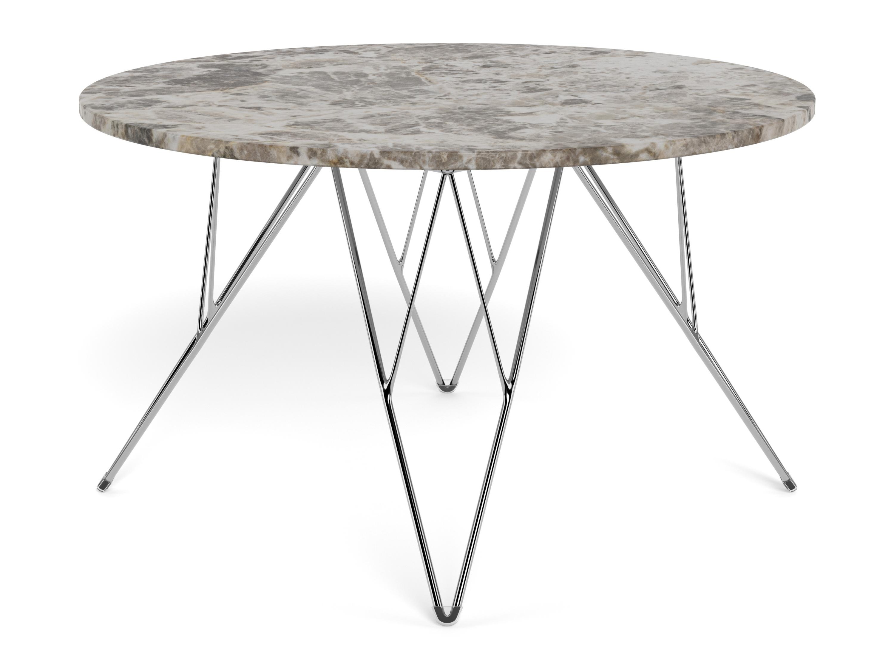 Sohvapöytä Norsica 820 (Harmaa + Hopea)