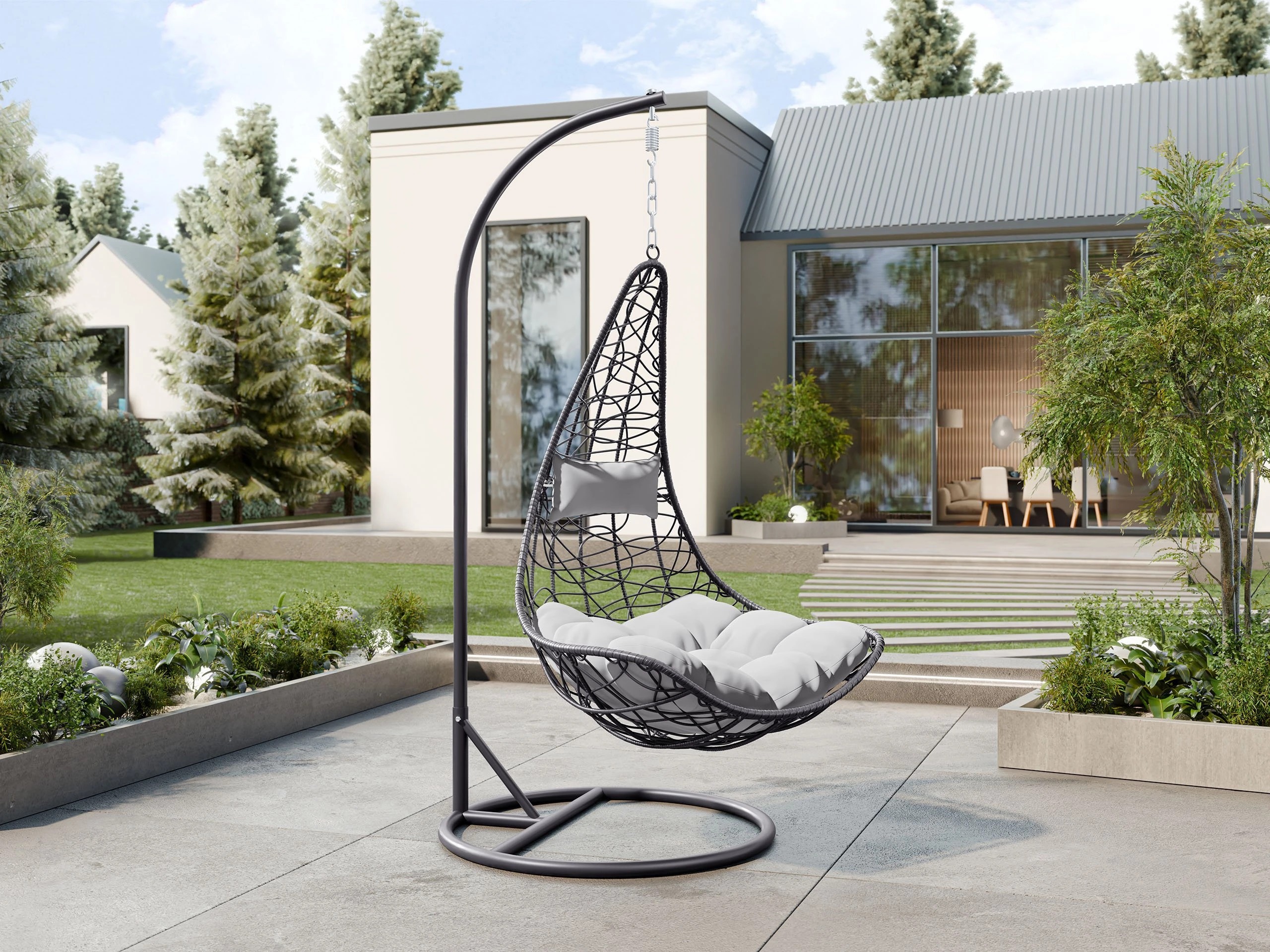 Riipputuoli Comfivo Figae (Harmaa)