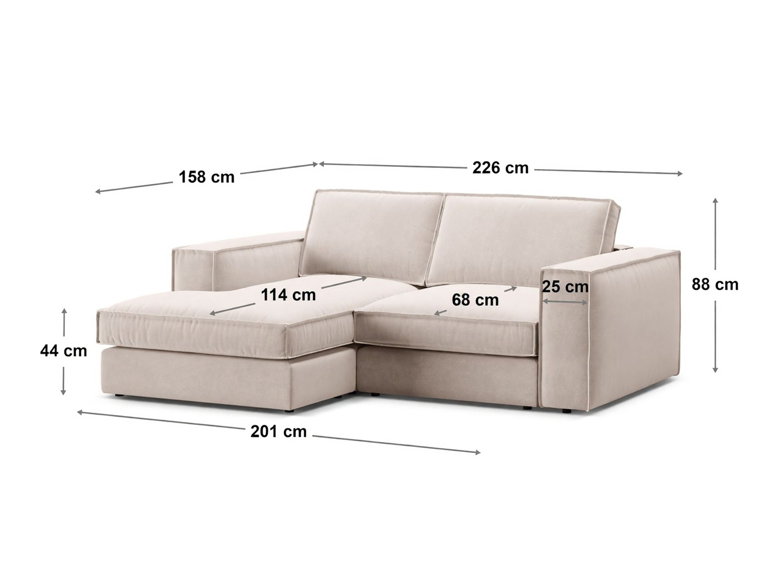 Moduulikulmasohva Dalodei 111 (Salvador 04)