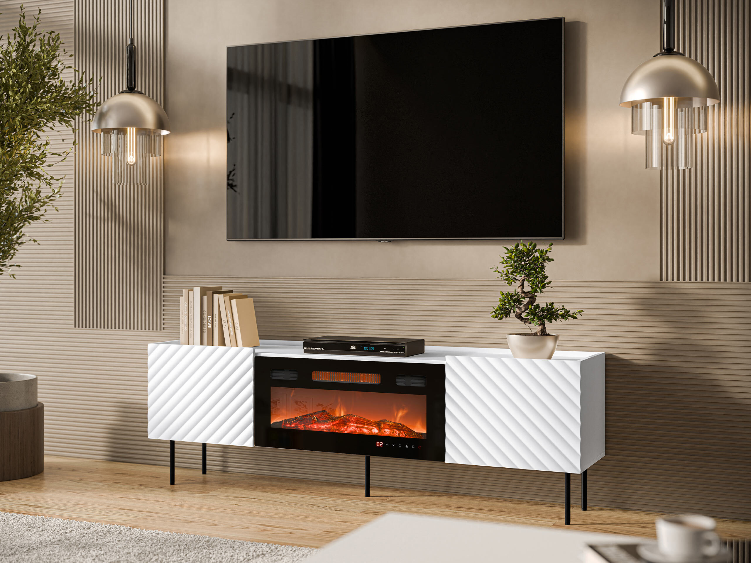 TV-taso Sillen III (Valkoinen)