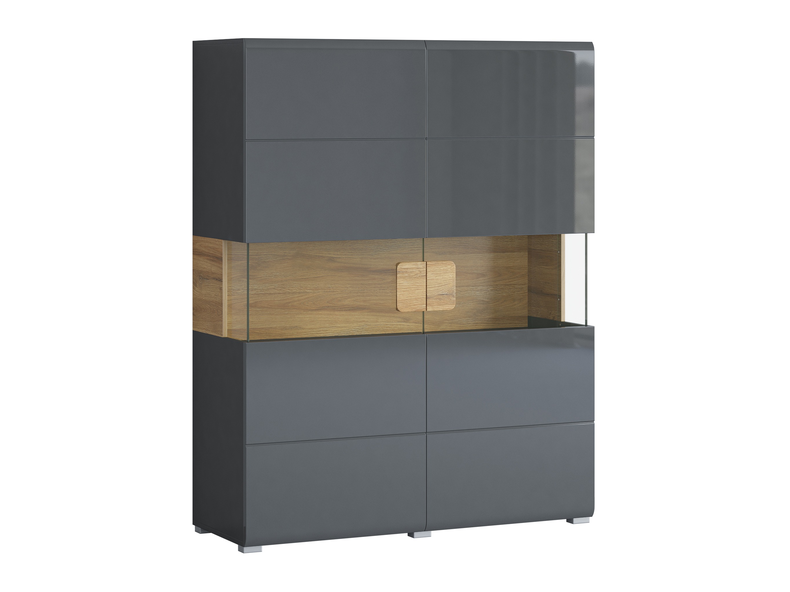 Hylly Torsone 107 (Antrasiitti + Gloss antrasiitti + Grandson-tammi)