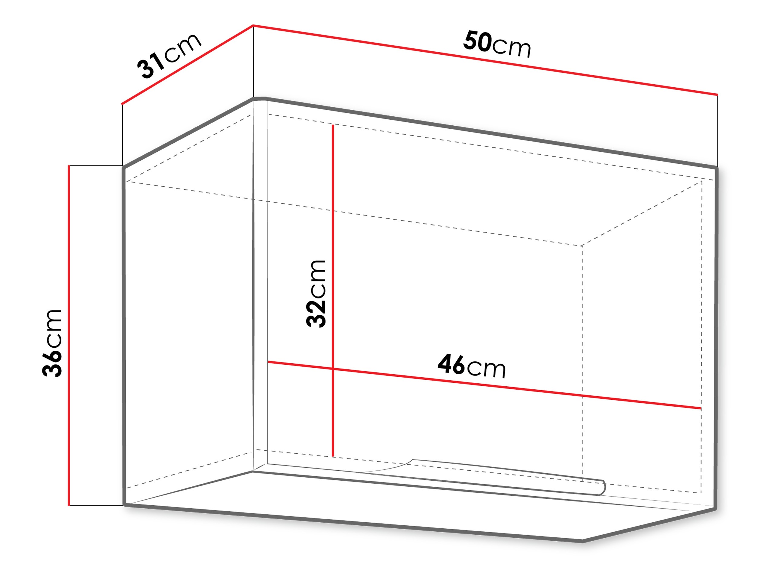Modulaarinen seinäkaappi Sole 128