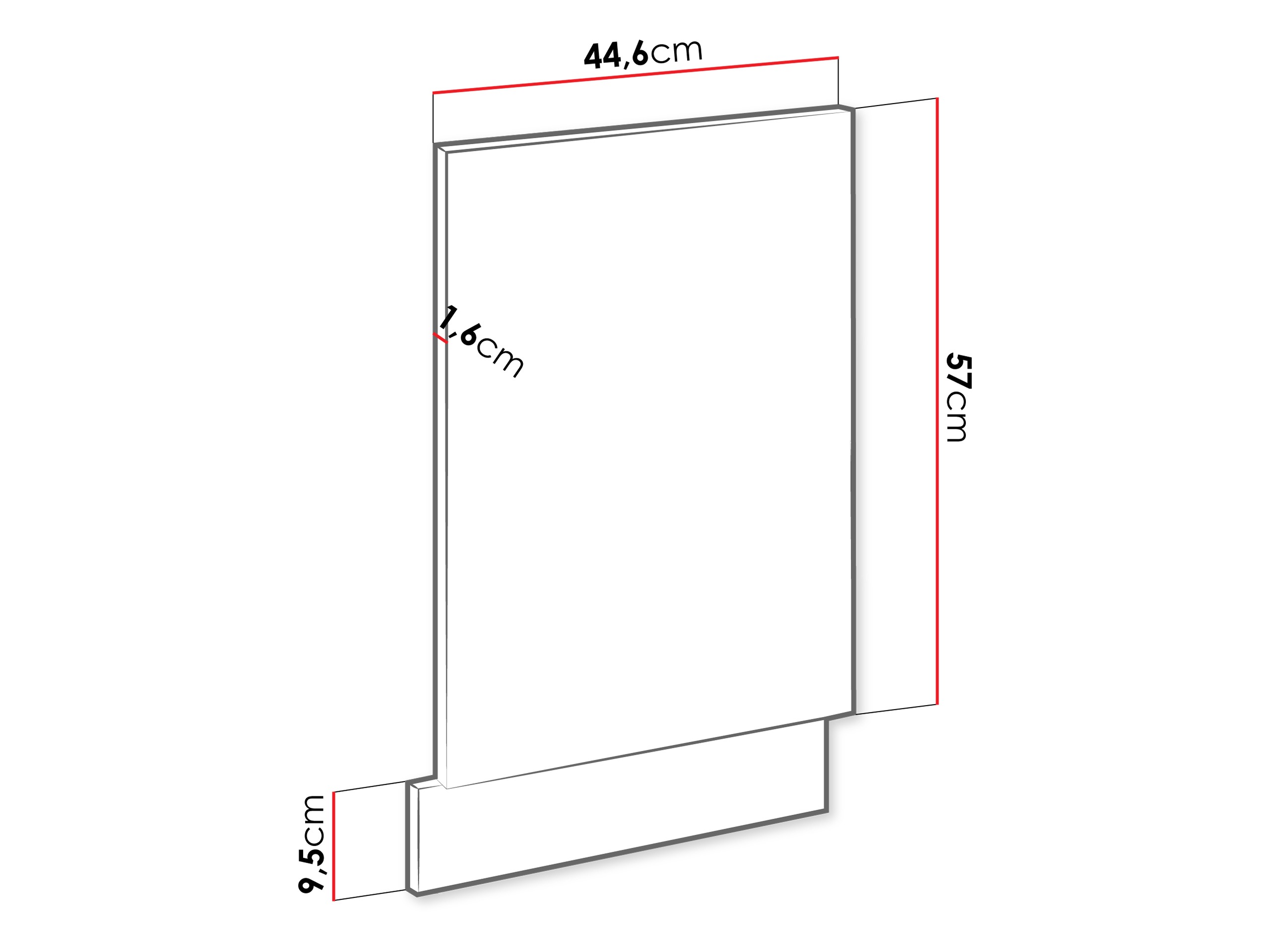 Astianpesukoneen ovi Sole 154