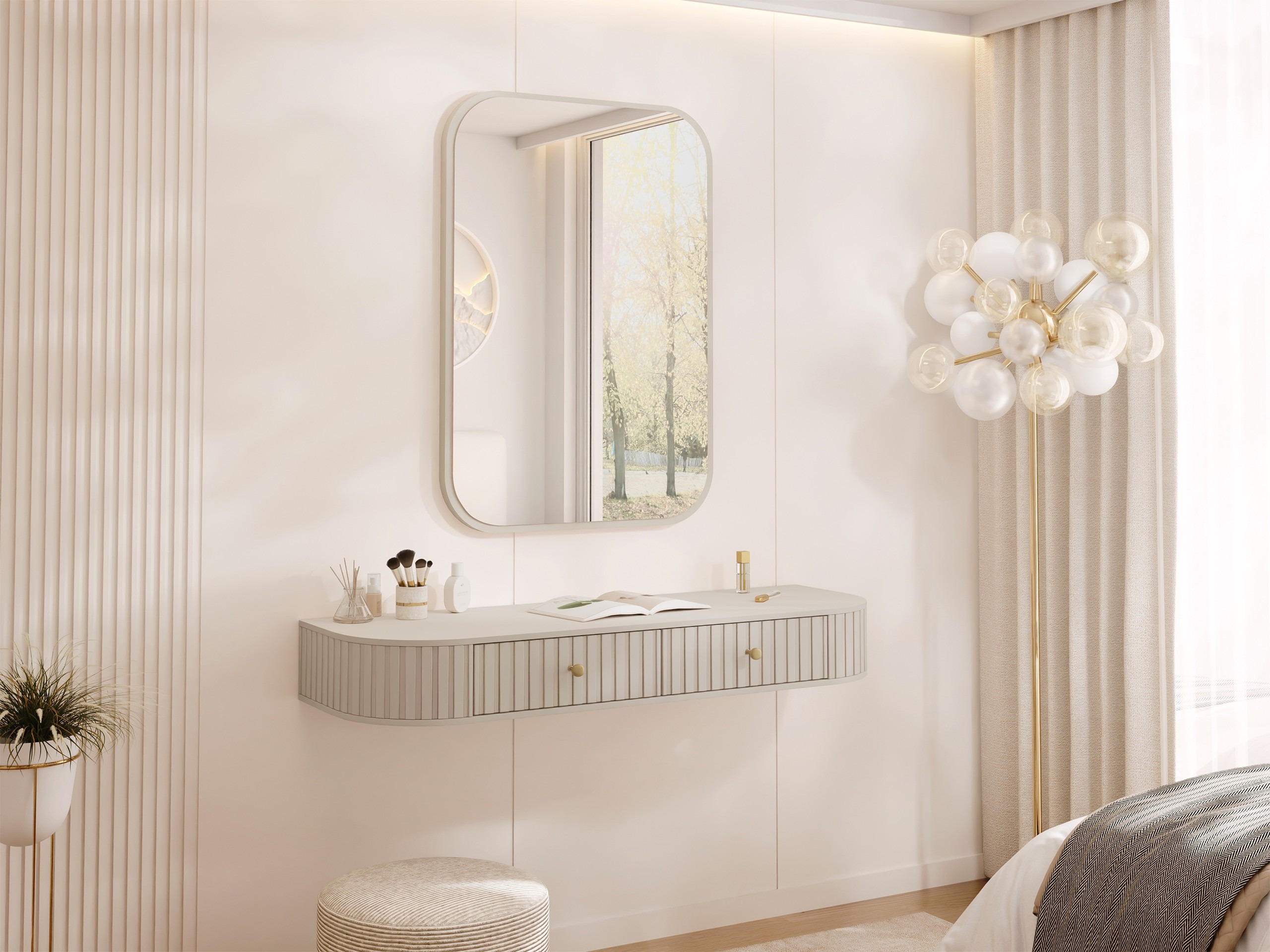 Kampauspöytä Comfivo Mirsoni 107