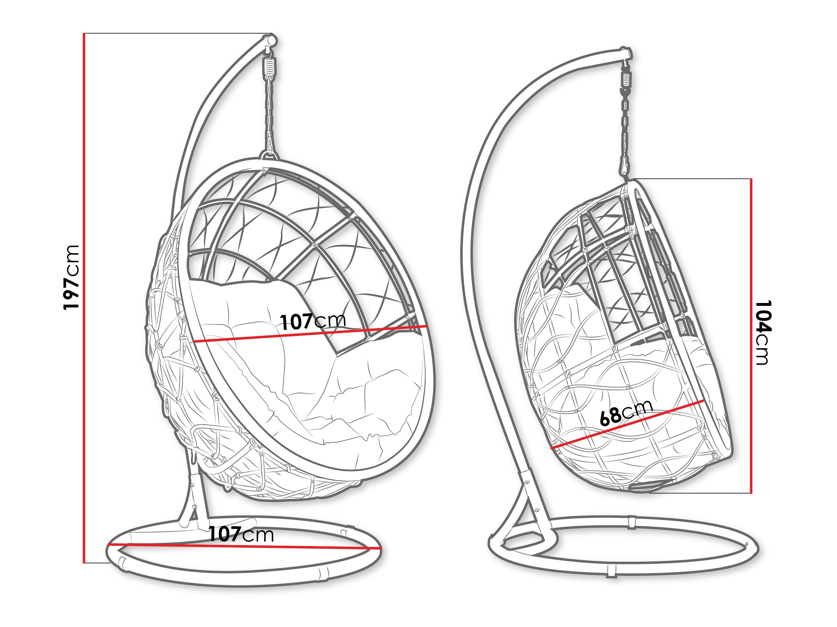 Riipputuoli Comfivo Popas