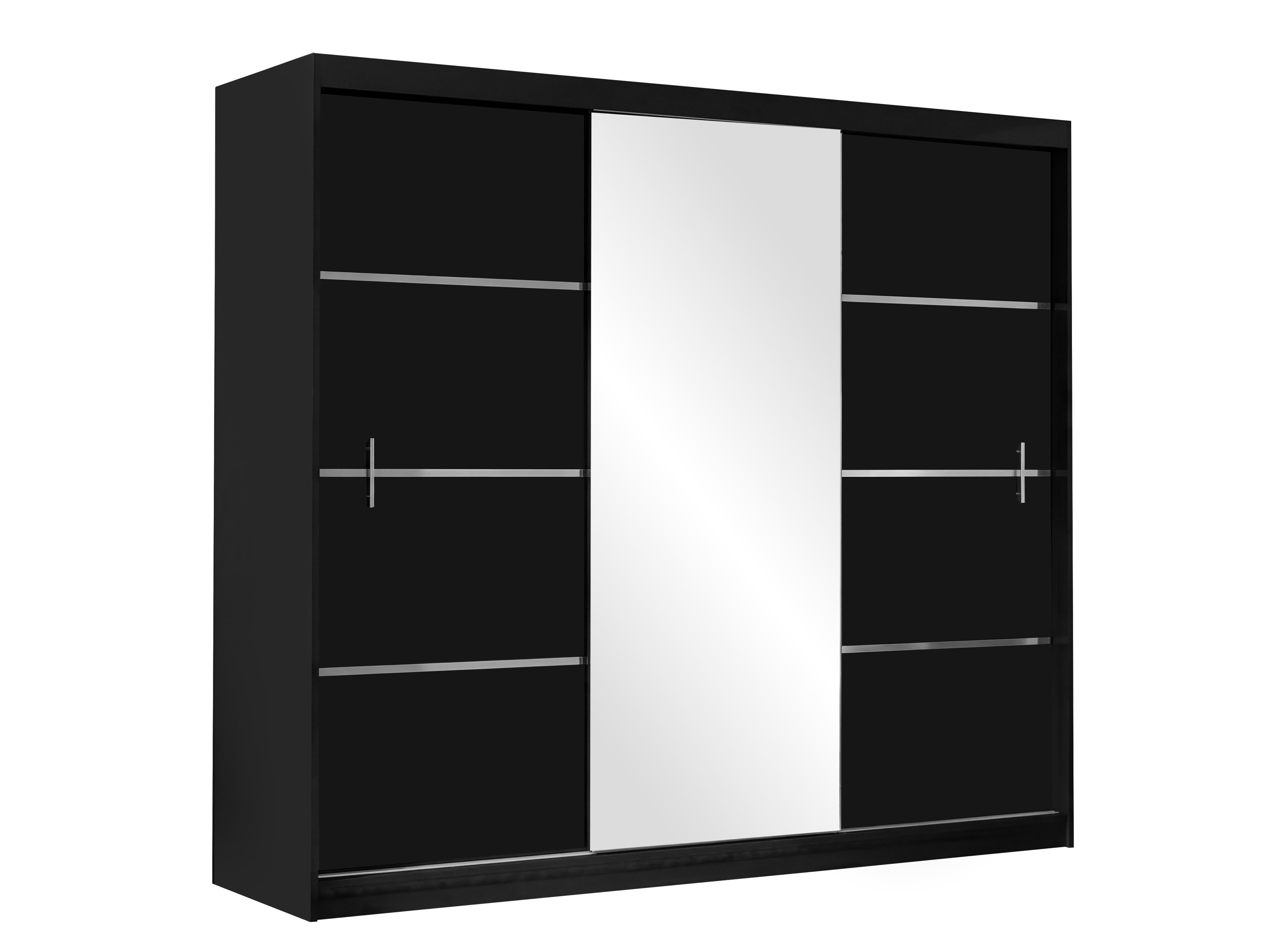 Vaatekaappi Honolulu 107 (Musta)