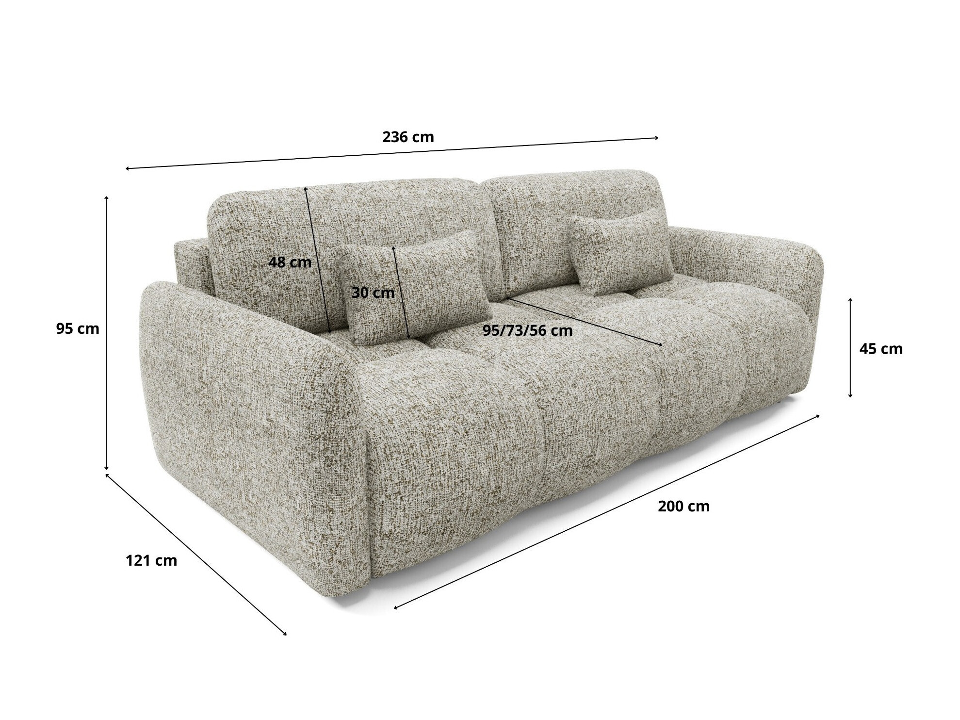 Vuodesohva Franklin 218 (Bella 15)