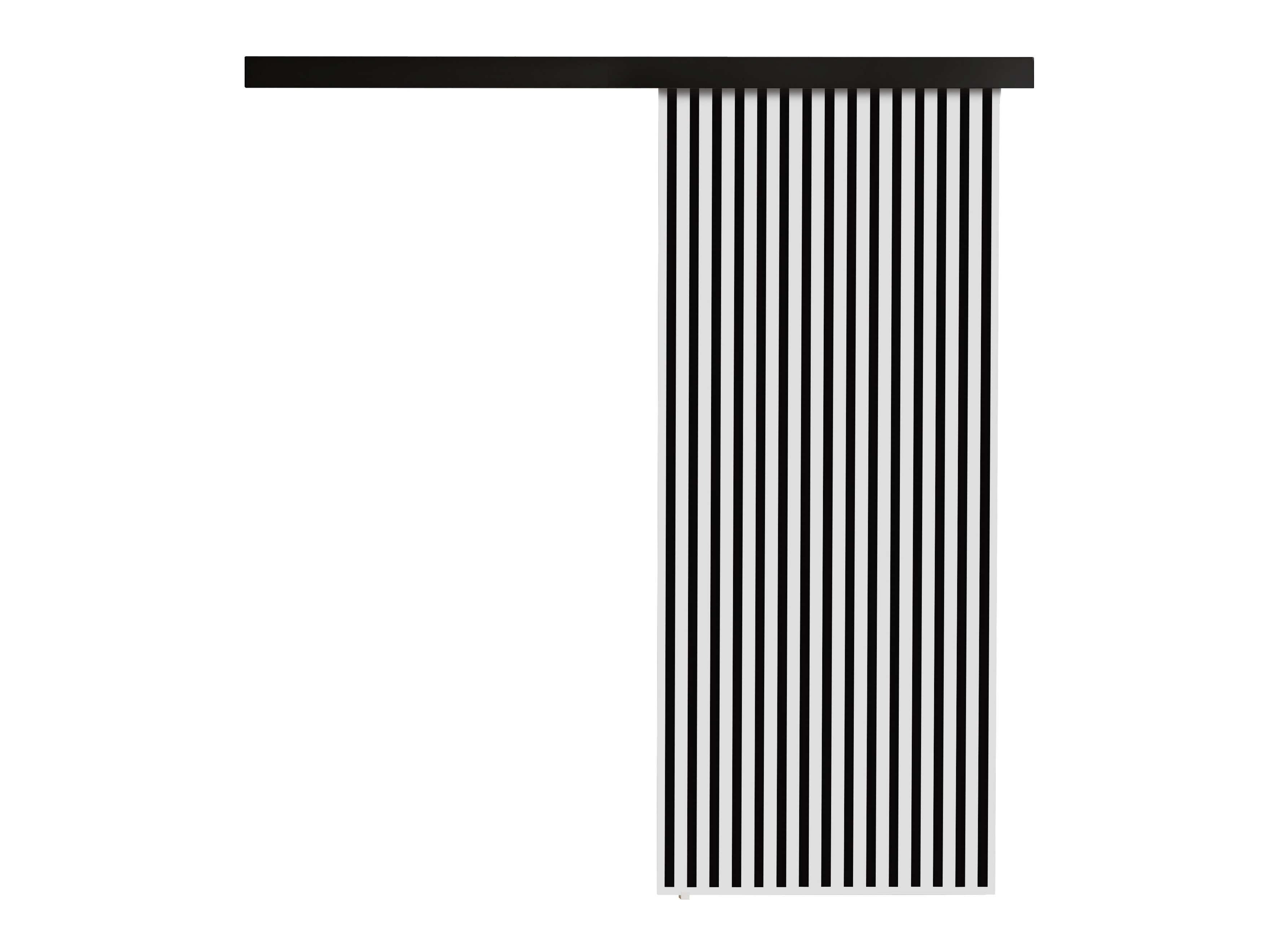 Liukuovi Dover 202 (Valkoinen + Musta)