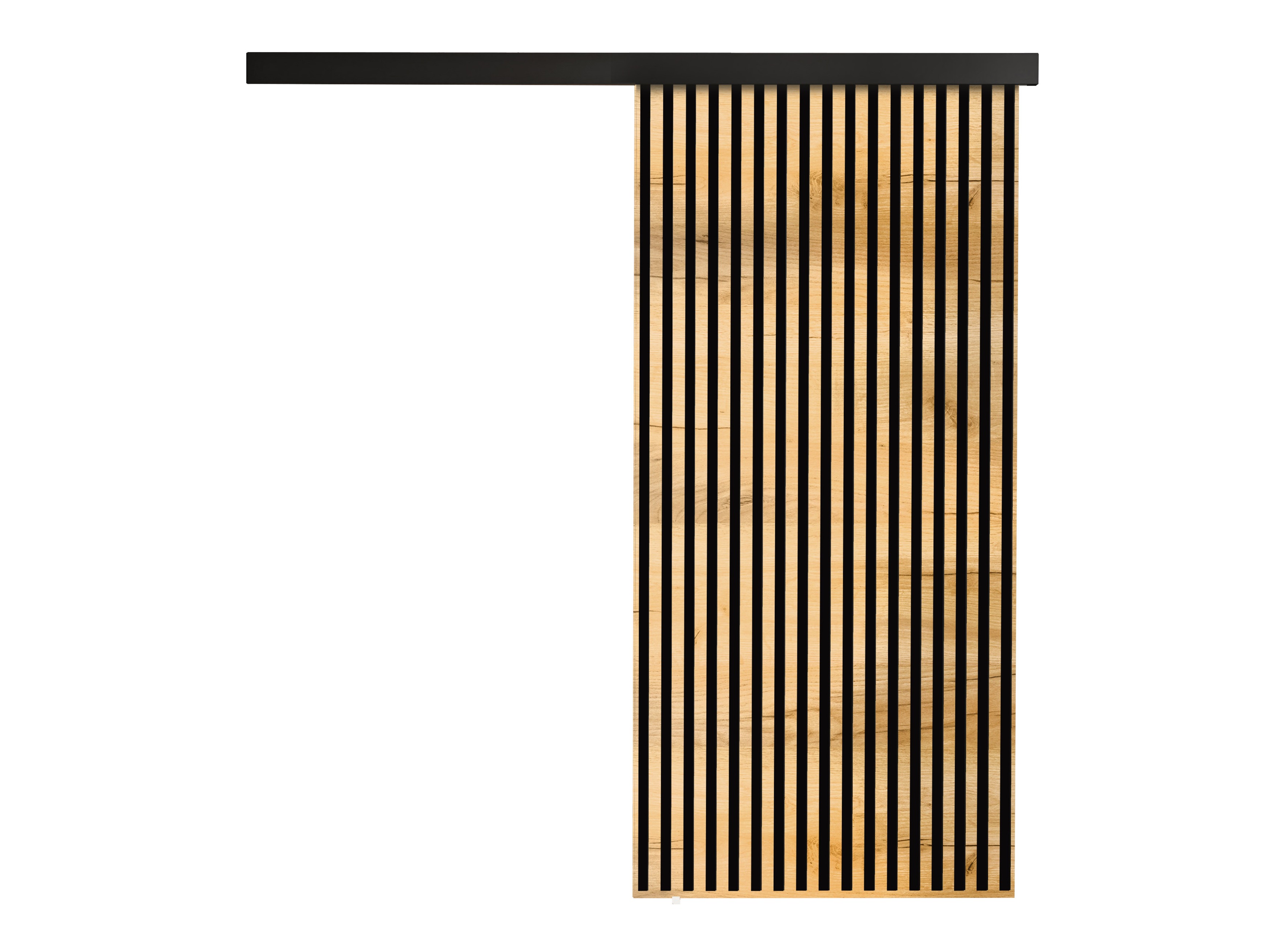 Liukuovi Dover 203 (Kultainen Craft-tammi + Musta)