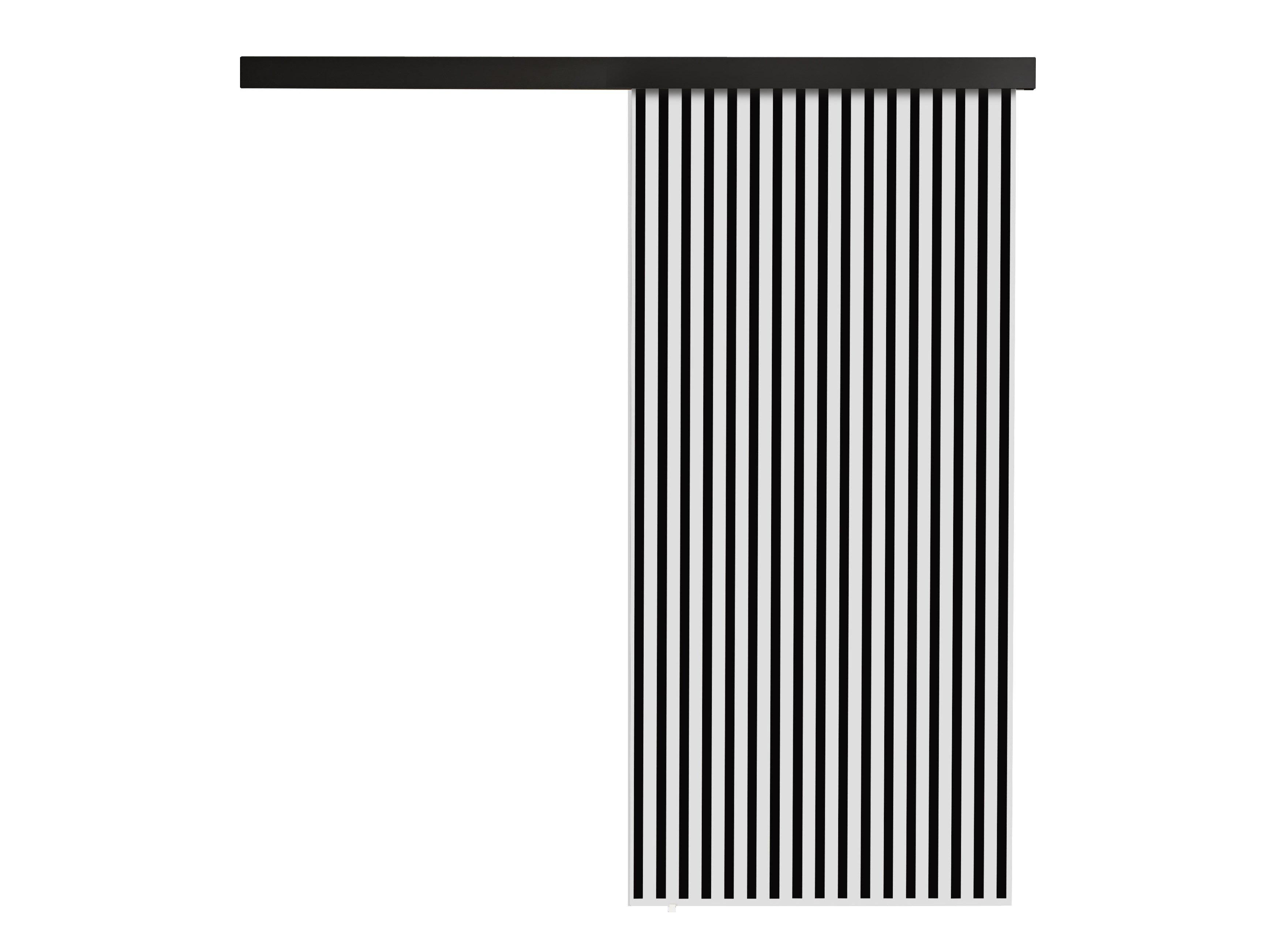 Liukuovi Dover 203 (Valkoinen + Musta)