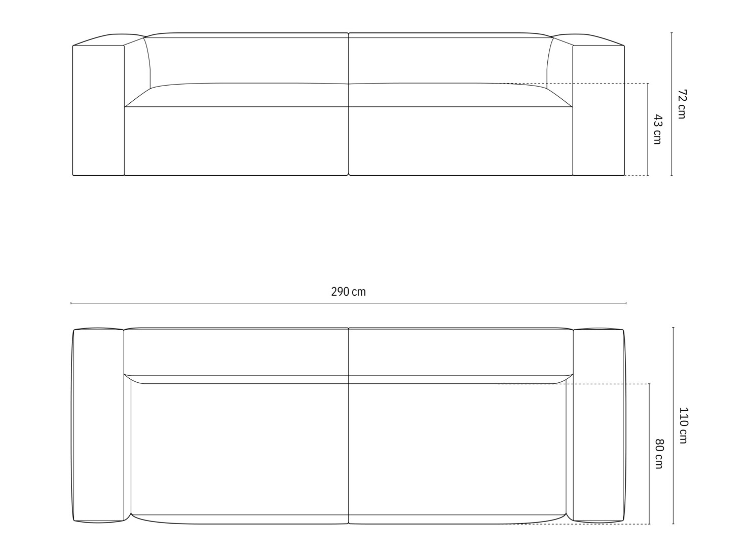 Sohva Beckley F103 (Paris Cream)
