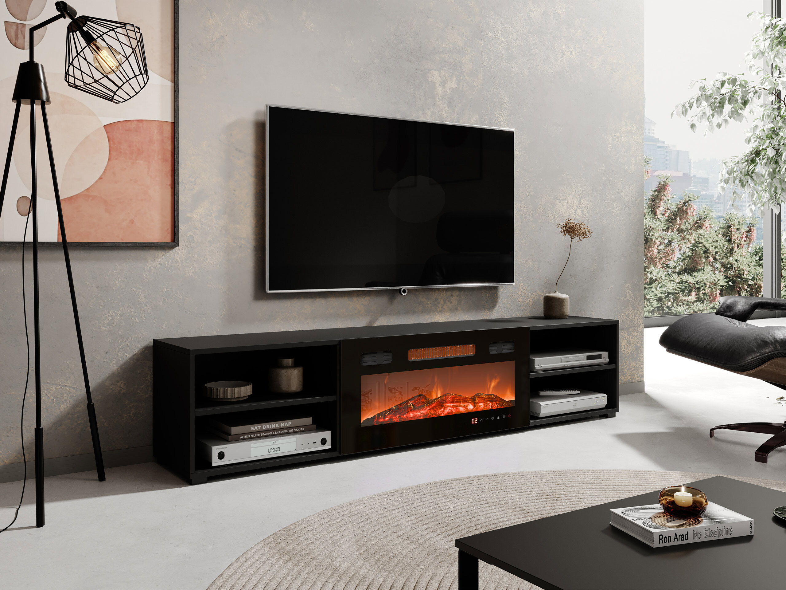 TV-taso Charlotte 190 (Musta)