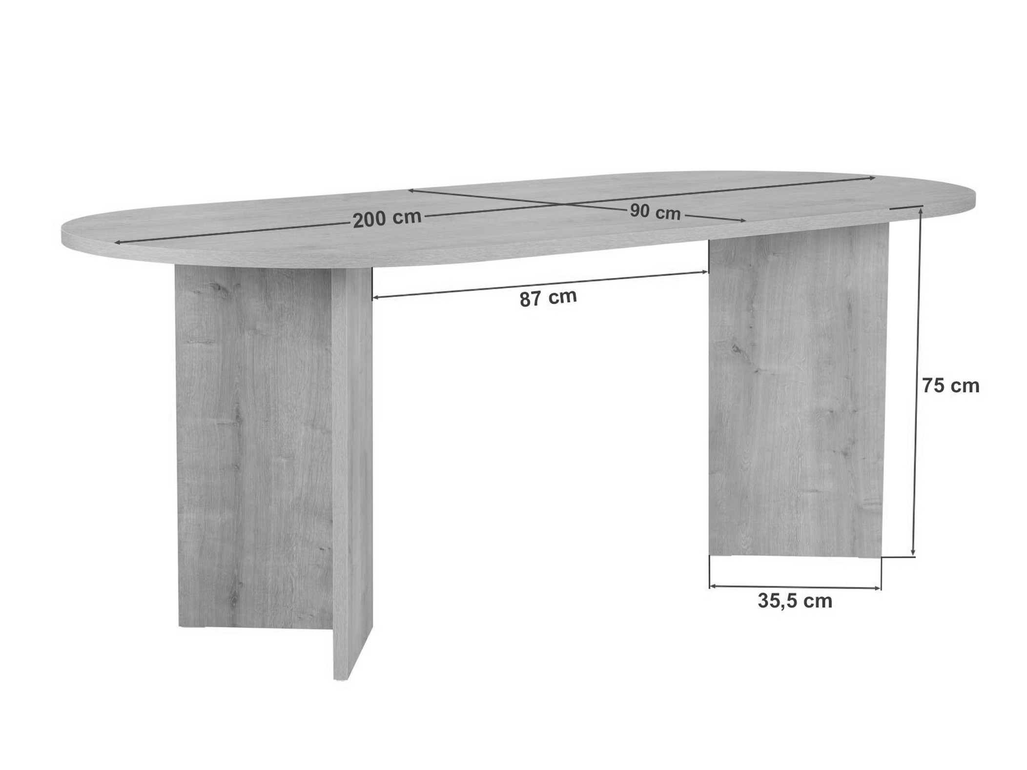 Pöytä SE3136 vaurioitunut pakkaus