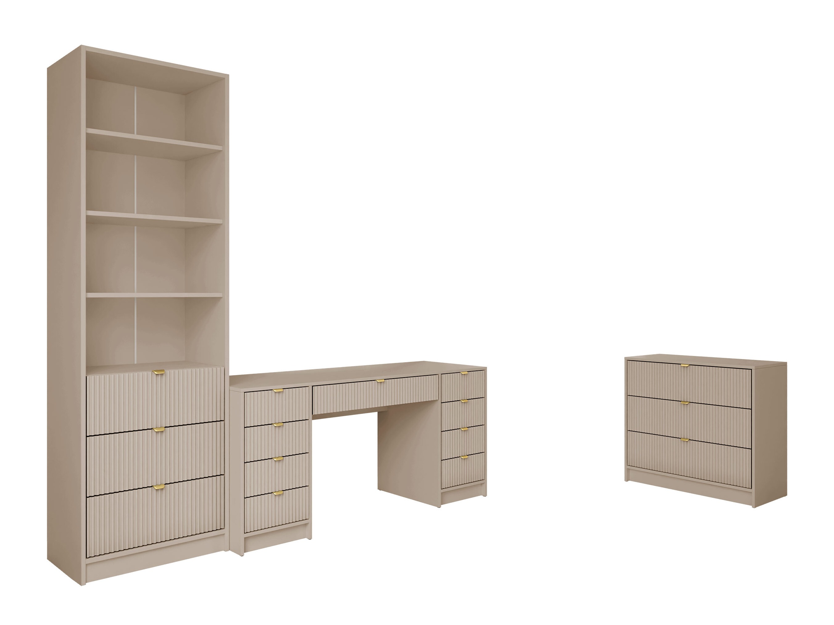 Kotitoimistosetti Comfivo Papilio VI (Beige)