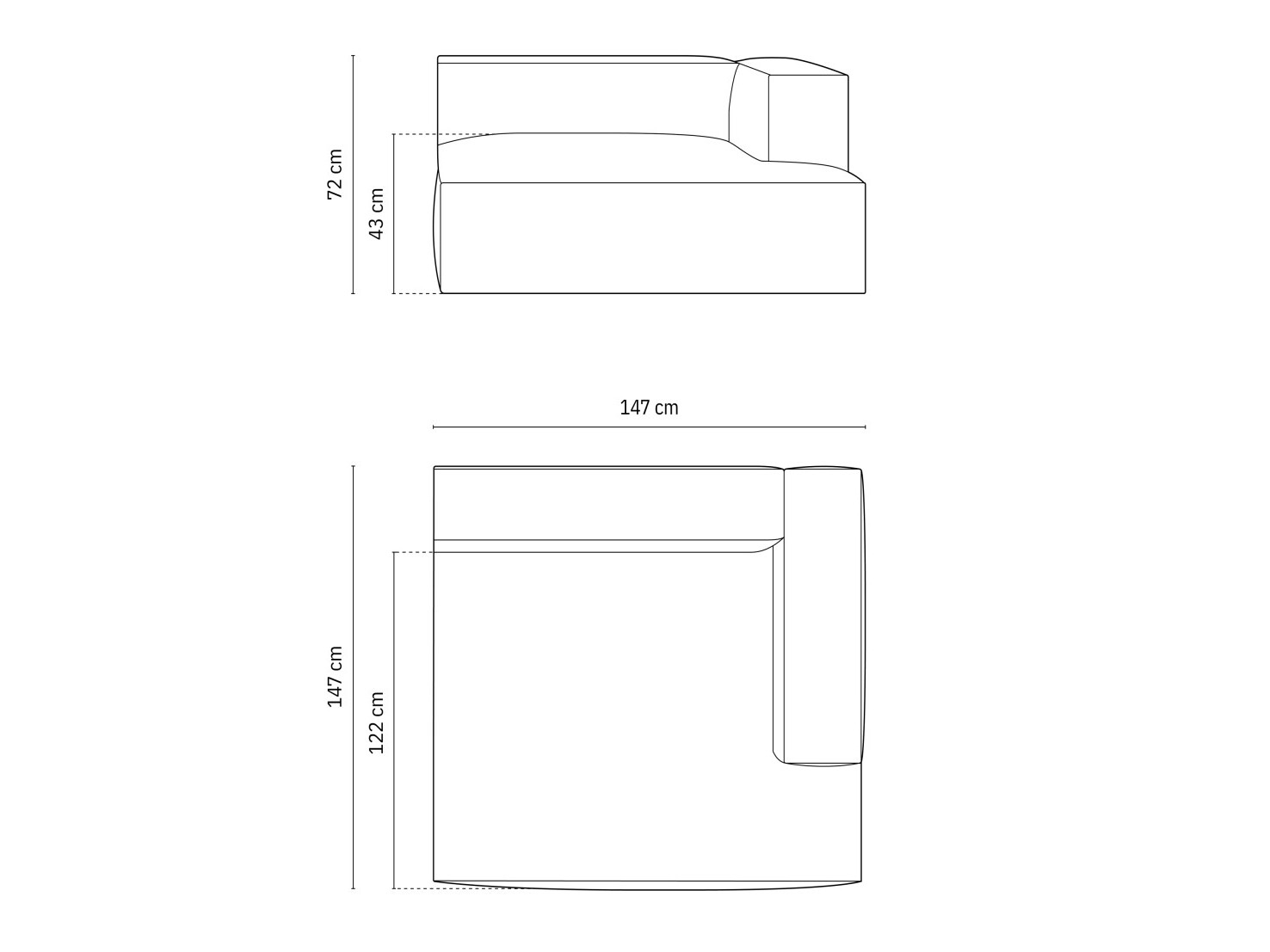 Modulaarinen istuinyksikkö Sonsore 105 (Liberty 20)