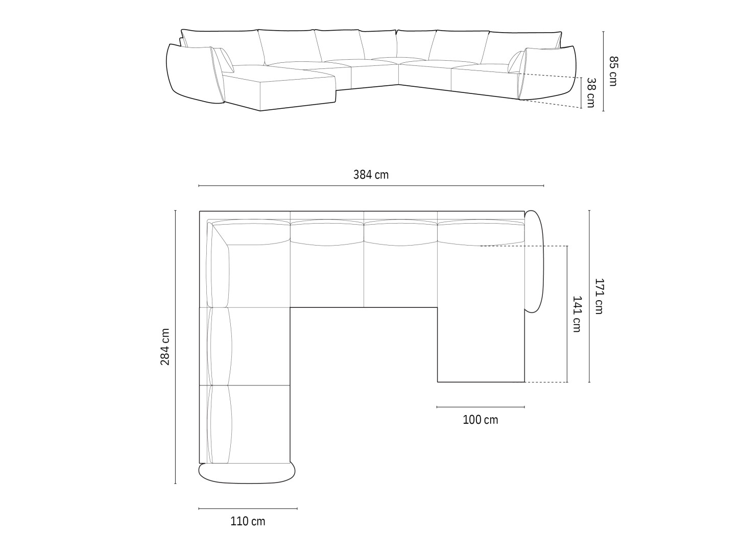 Kulmasohva Belenoe 112 (Overt the Horizon 03)