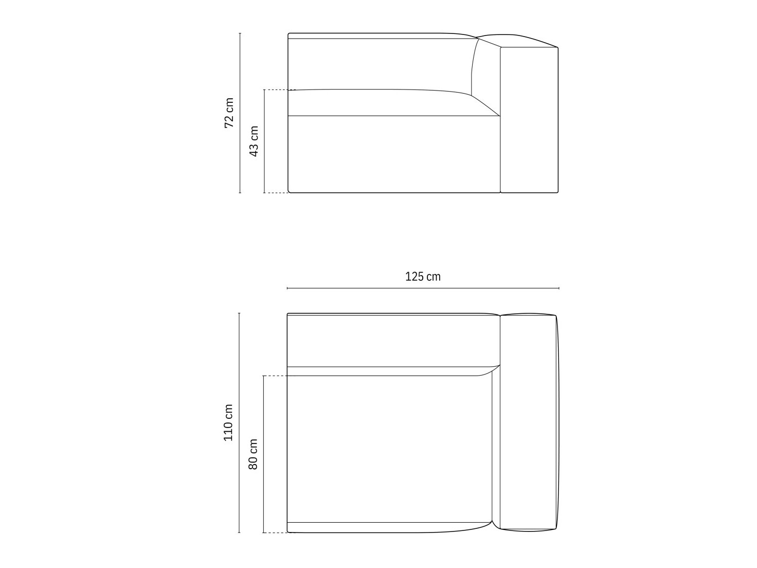 Modulaarinen istuinyksikkö Sonsore 106 (Paris Steel)