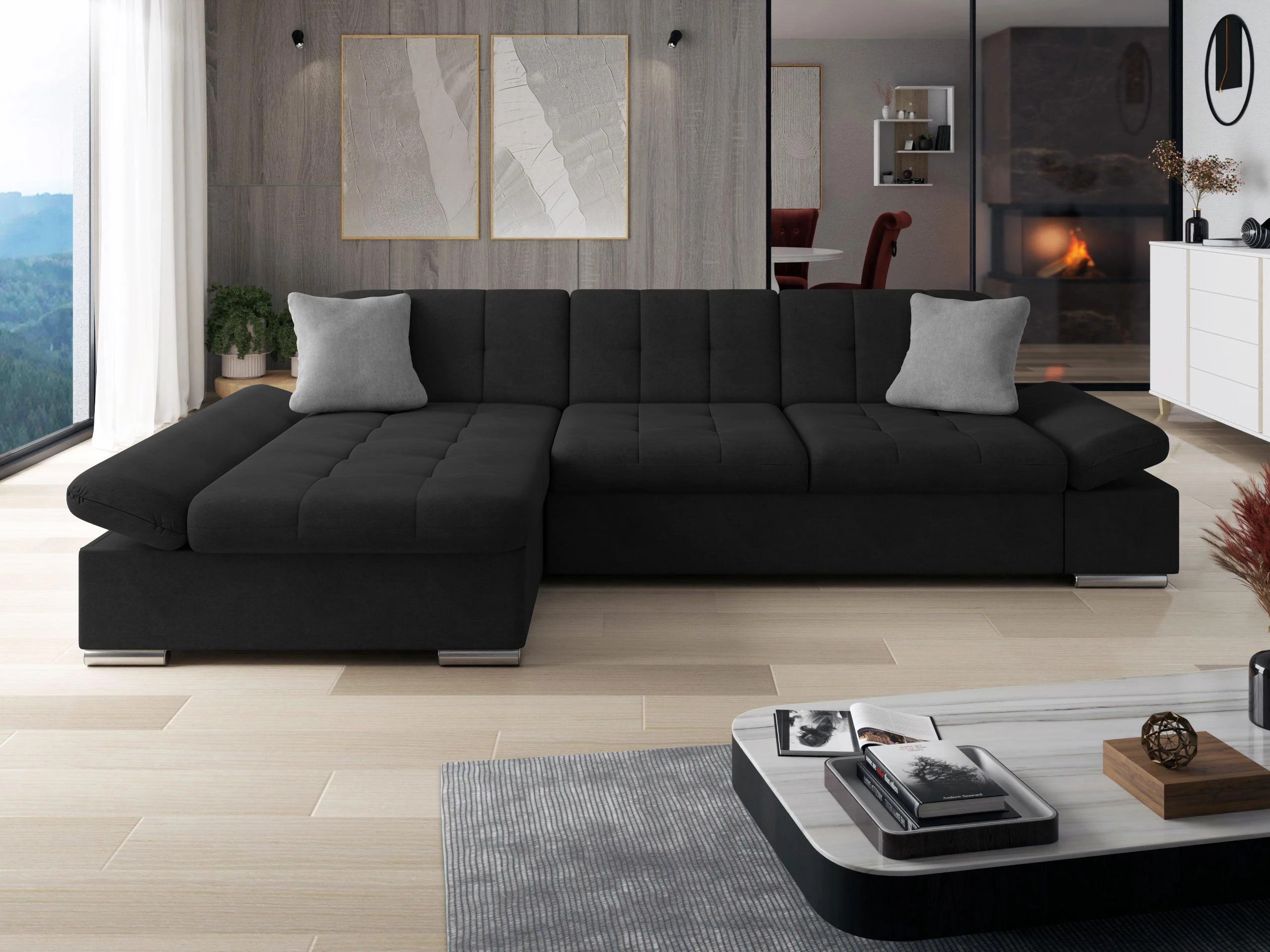 Kulmasohva Comfivo Sanitas I (Uttario Velvet 2980 + Uttario Velvet 2972)