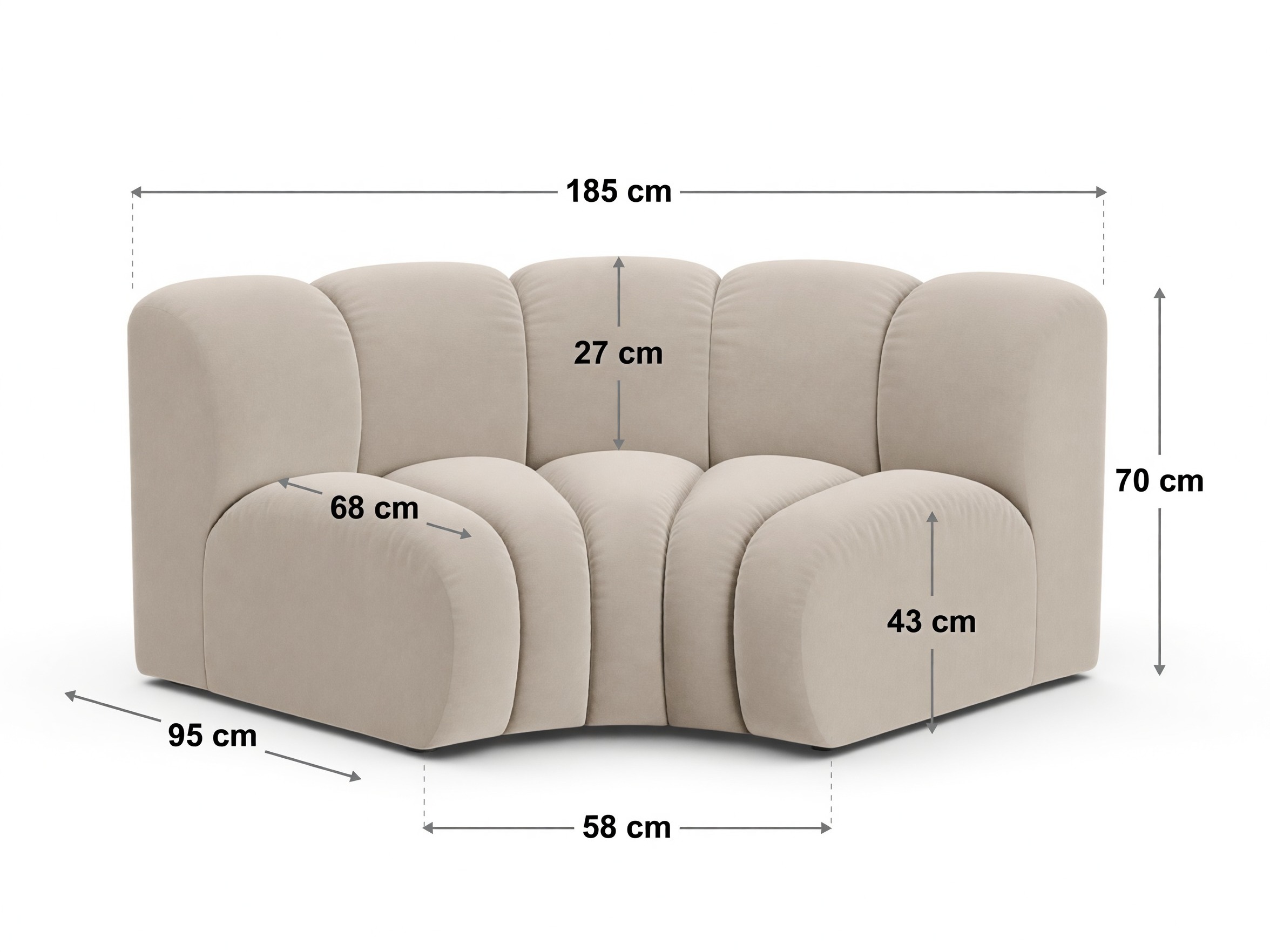Modulaarinen istuinyksikkö Cirleve 118 (Salvador 1)
