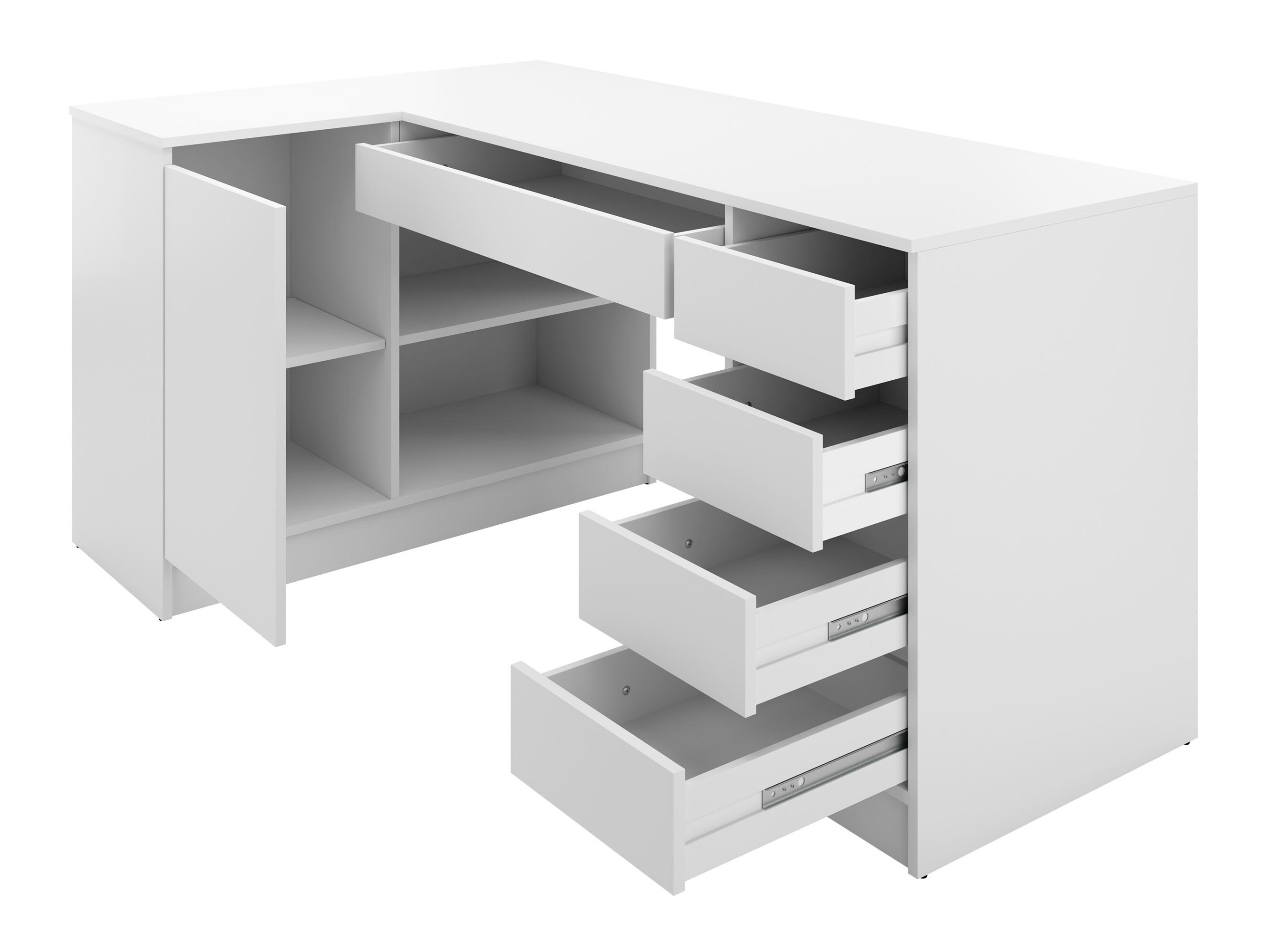 Kulmapöytä Comfivo 568 (Beige)