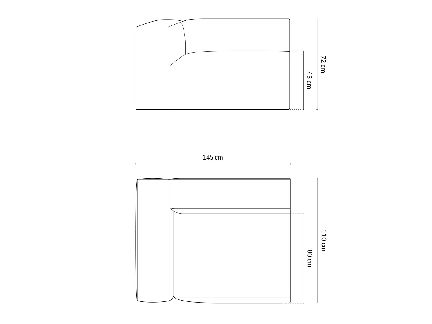 Modulaarinen istuinyksikkö Sonsore 107 (Liberty 18)