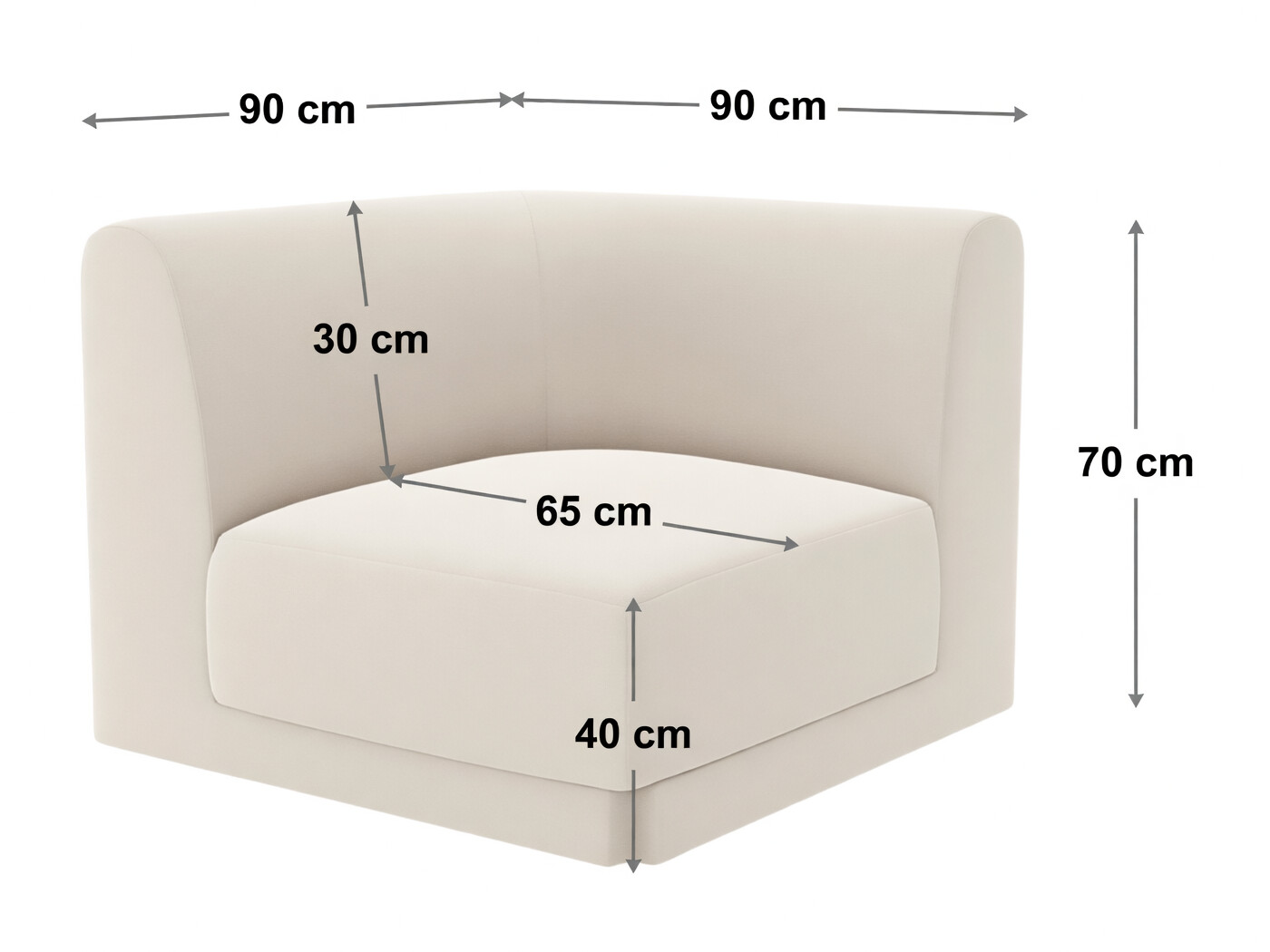 Modulaarinen istuinyksikkö Tivlomi 103 (Bluvel 22)