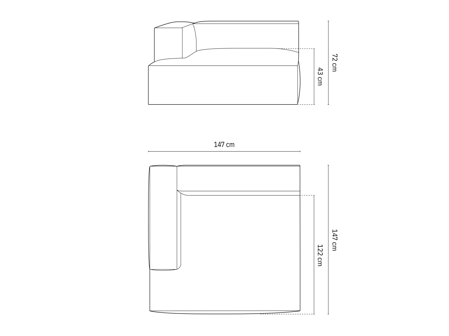 Modulaarinen istuinyksikkö Sonsore 105 (Liberty 18)
