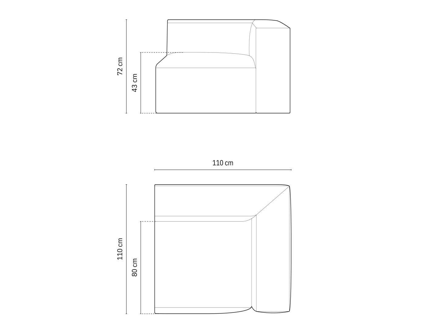 Modulaarinen istuinyksikkö Sonsore 111 (Liberty 18)