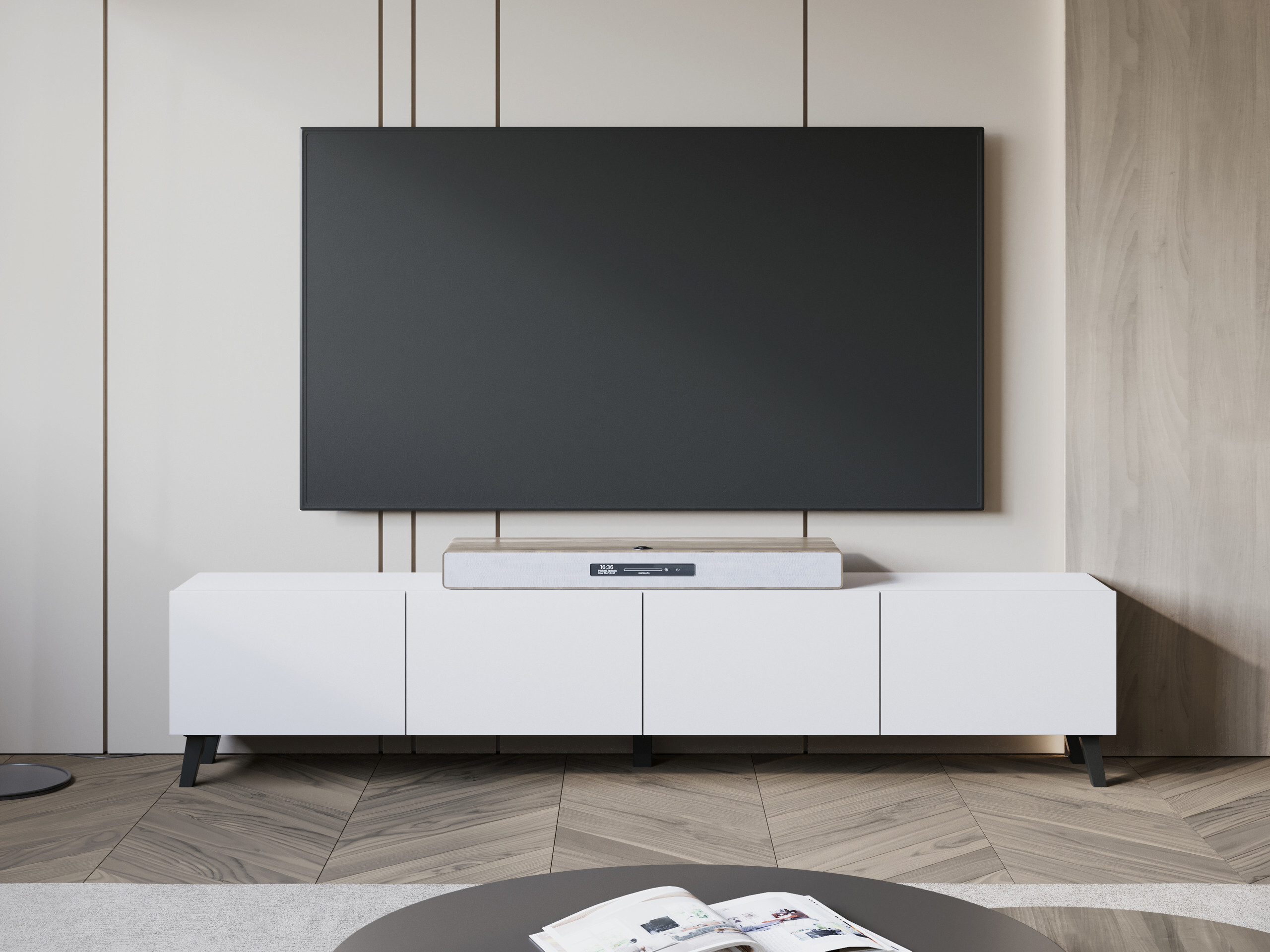 TV-taso Levtive 101 (Valkoinen)