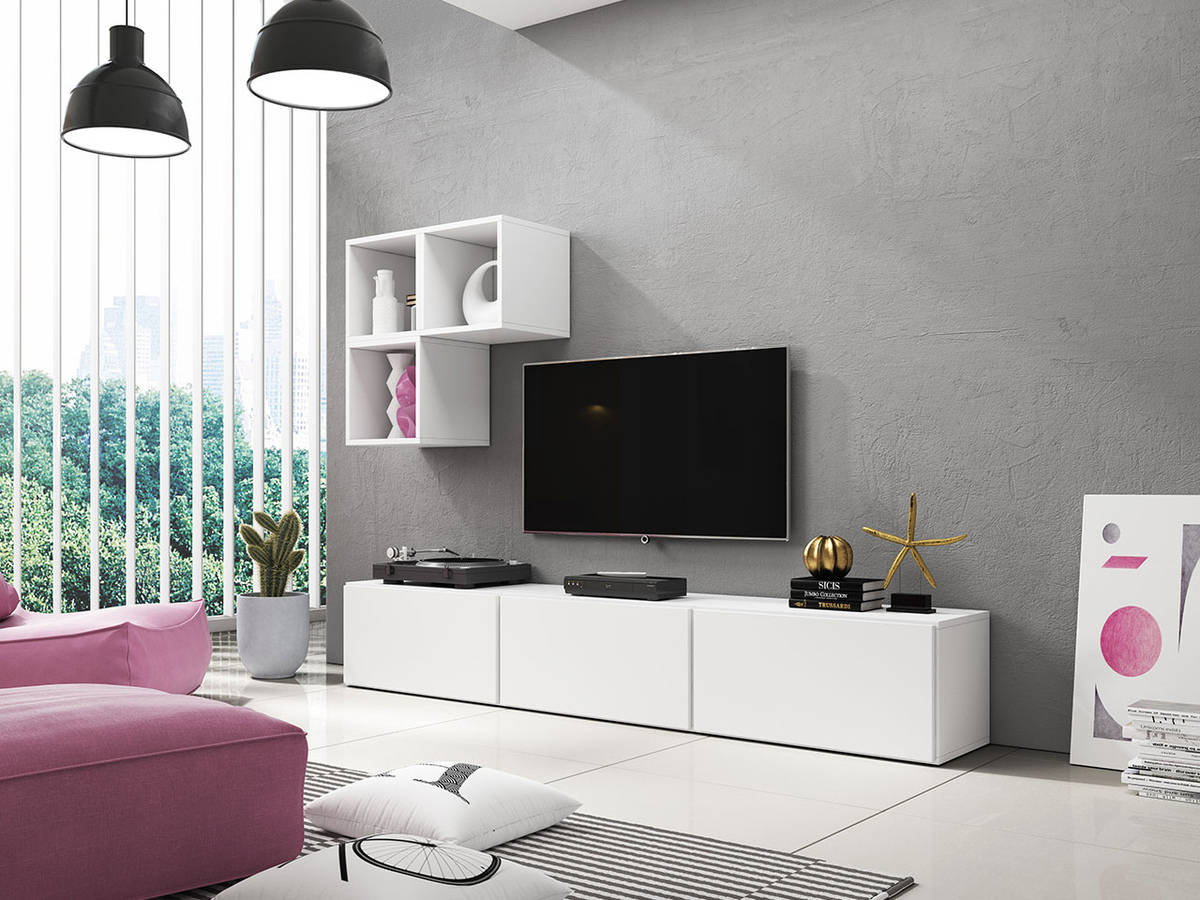TV-taso Corbele 102 (Valkoinen)