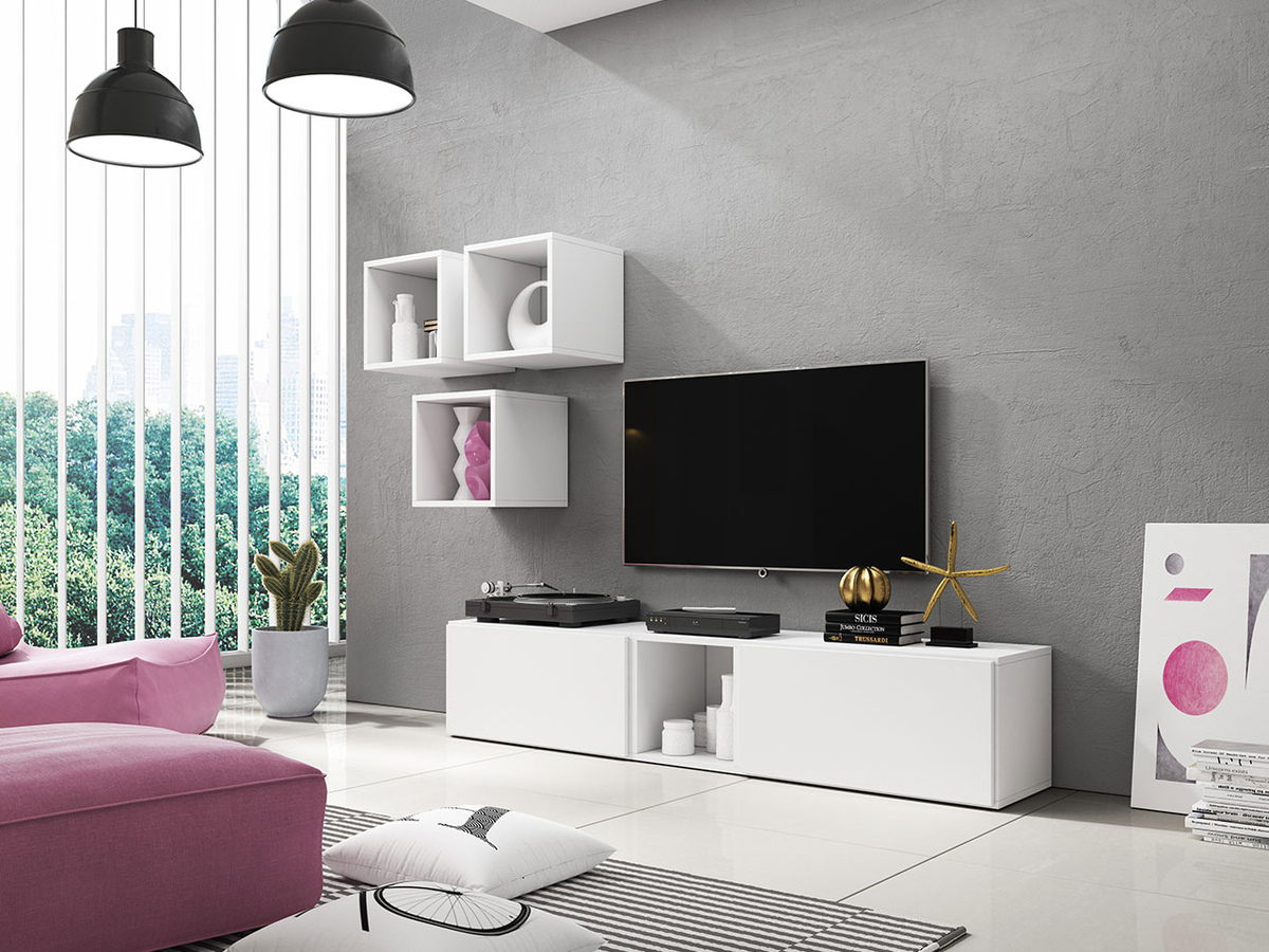 TV-taso Corbele 102 (Valkoinen)