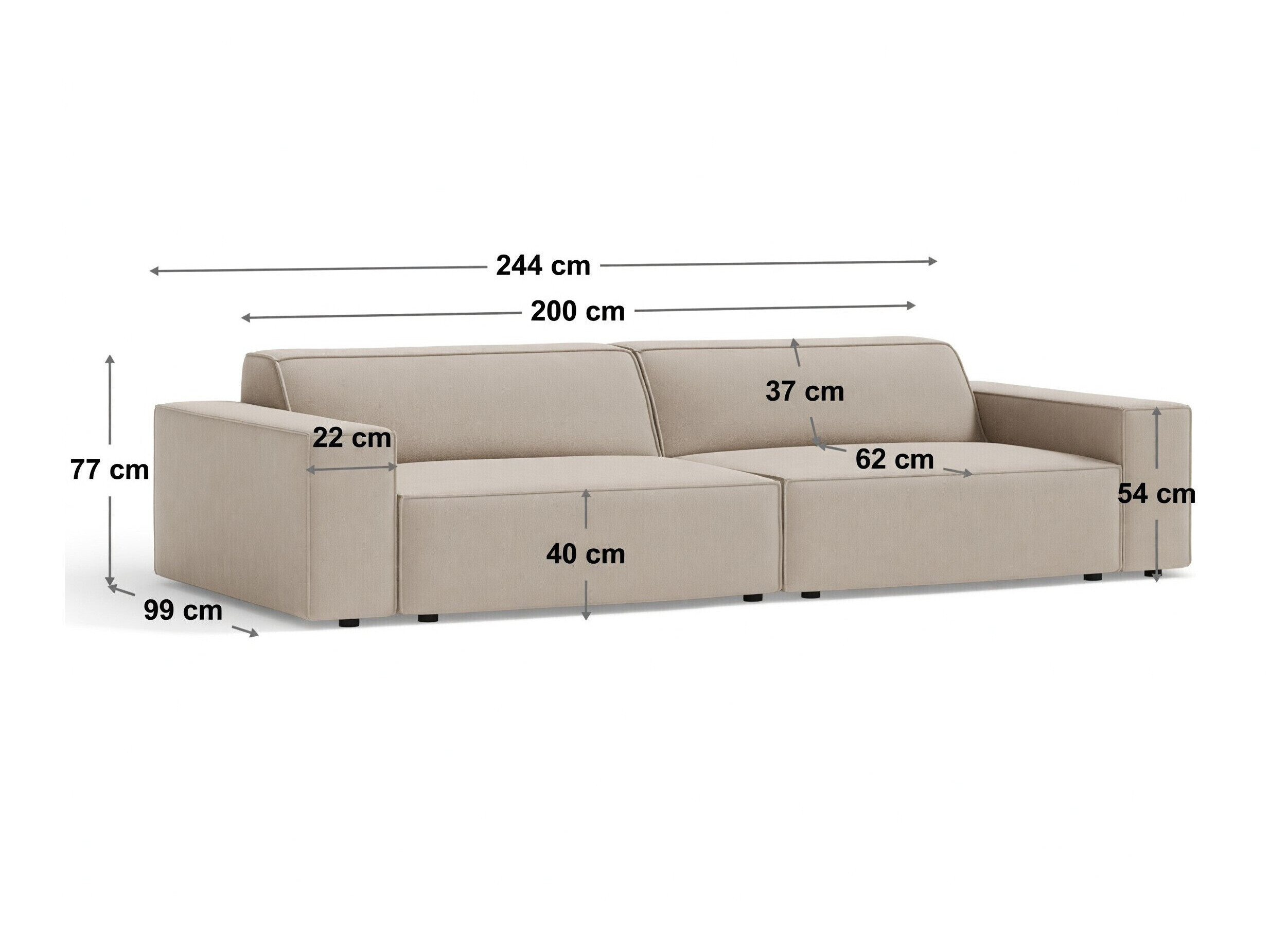Moduulisohva Lomcalu 105 (Bluvel 22)