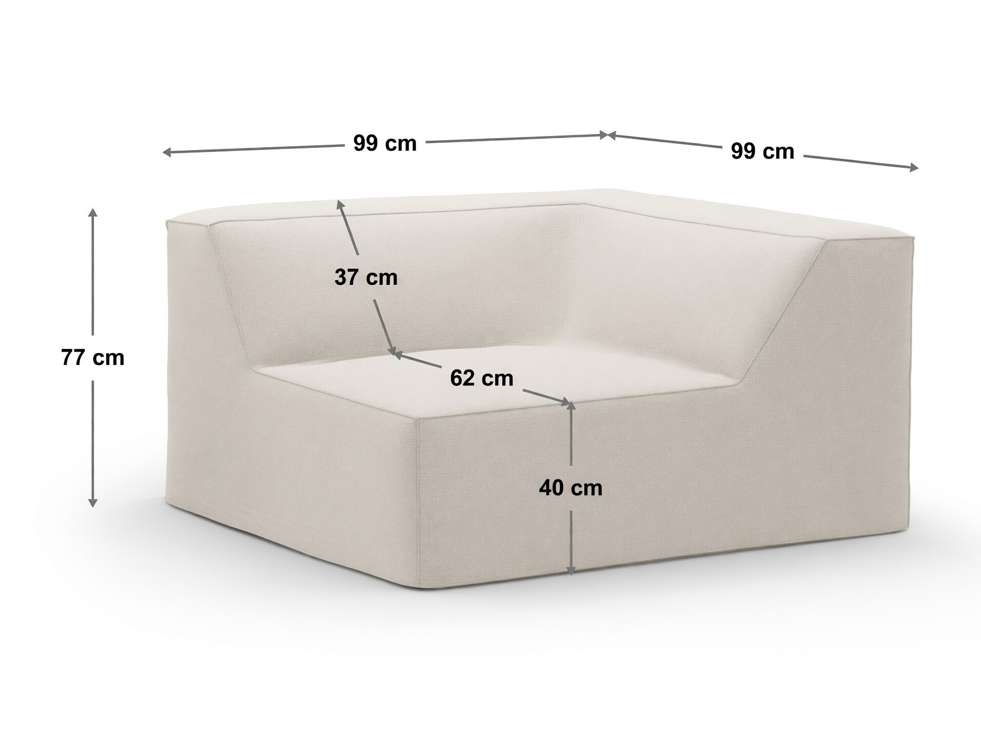 Modulaarinen istuinyksikkö Lomcalu 124 (Lins 81)