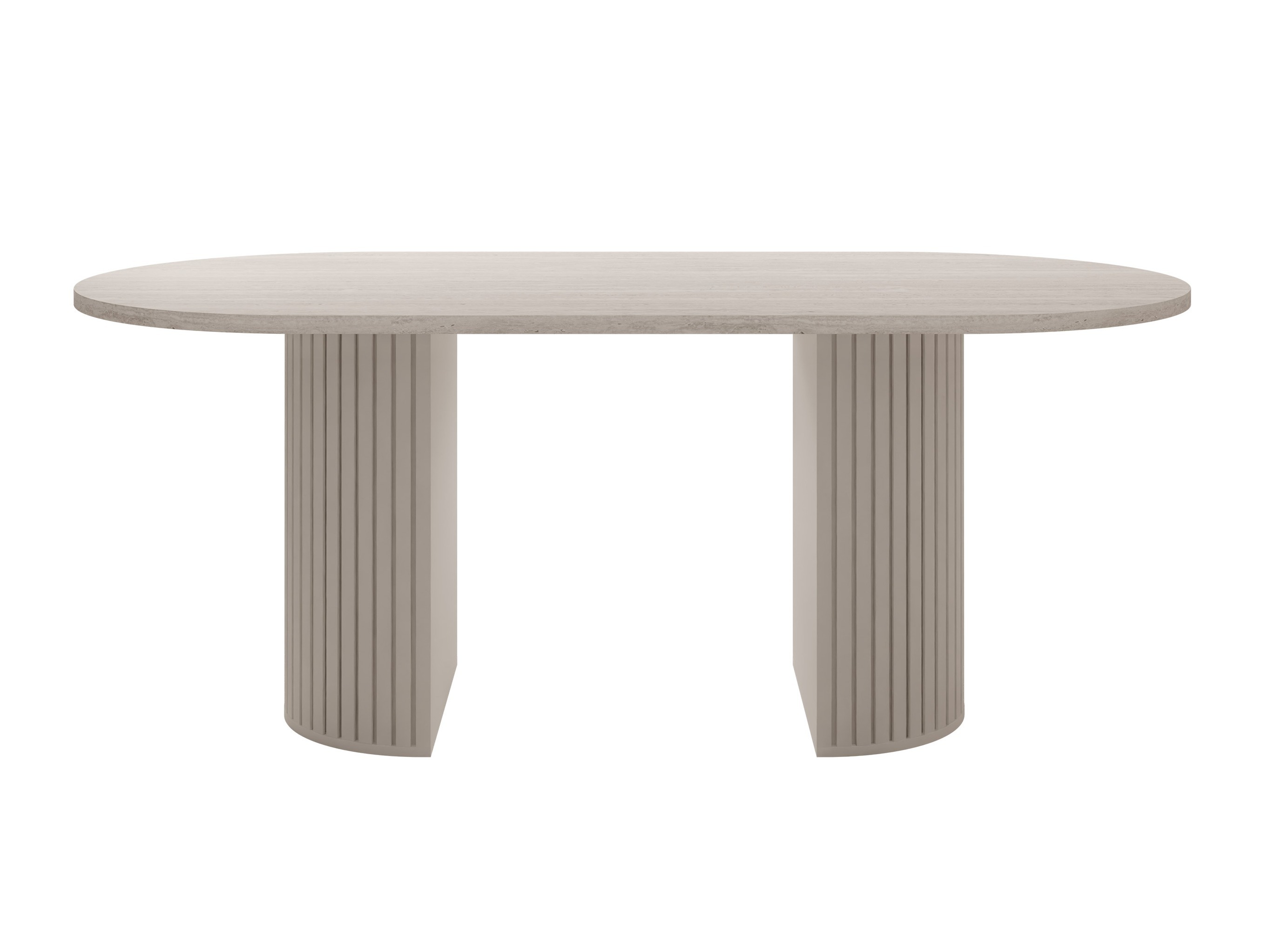 Pöytä Comfivo Ulma (Kevyt travertiini + Beige)