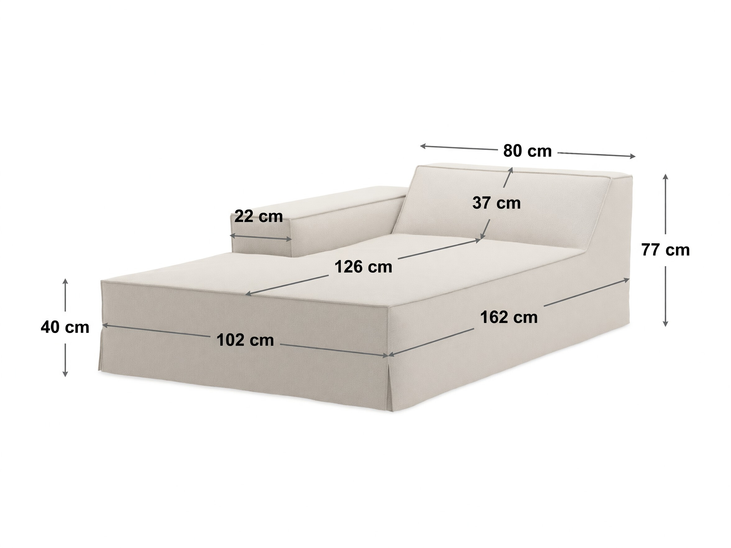 Modulaarinen istuinyksikkö Lomcalu 128 (Lins 04)