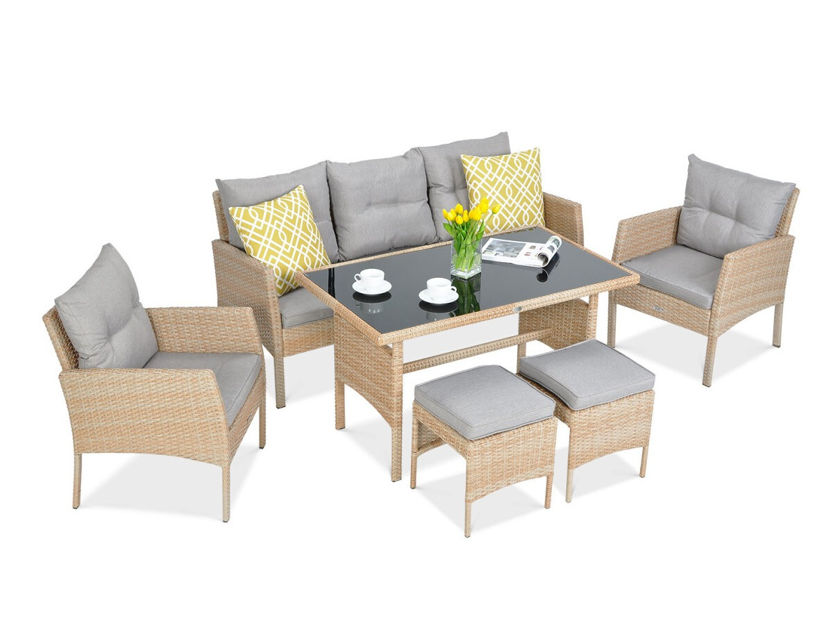 Ulkokalustesetti Forney 102 (Beige)