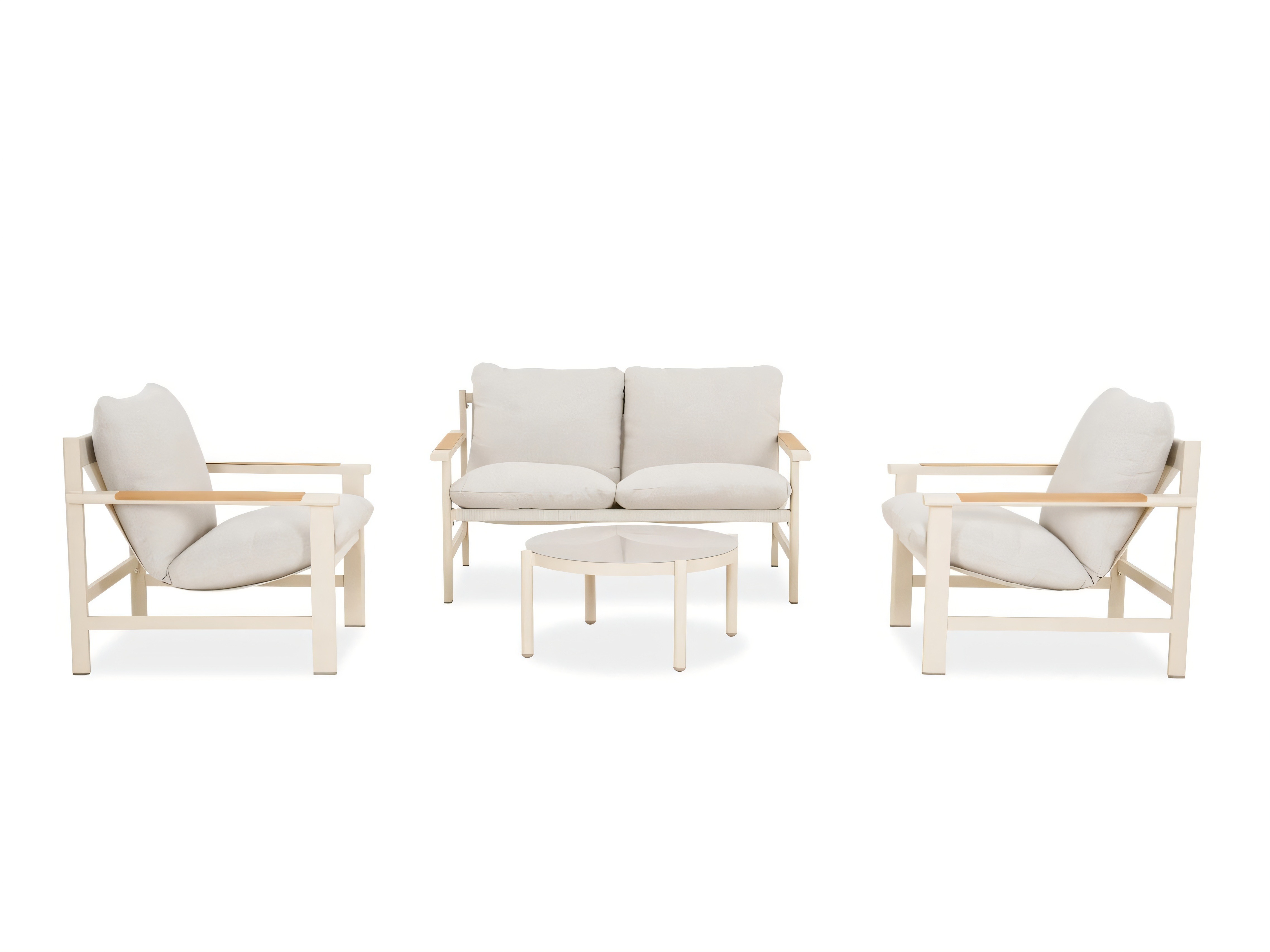 Ulkokalustesetti Forney 110 (Vaalea beige)