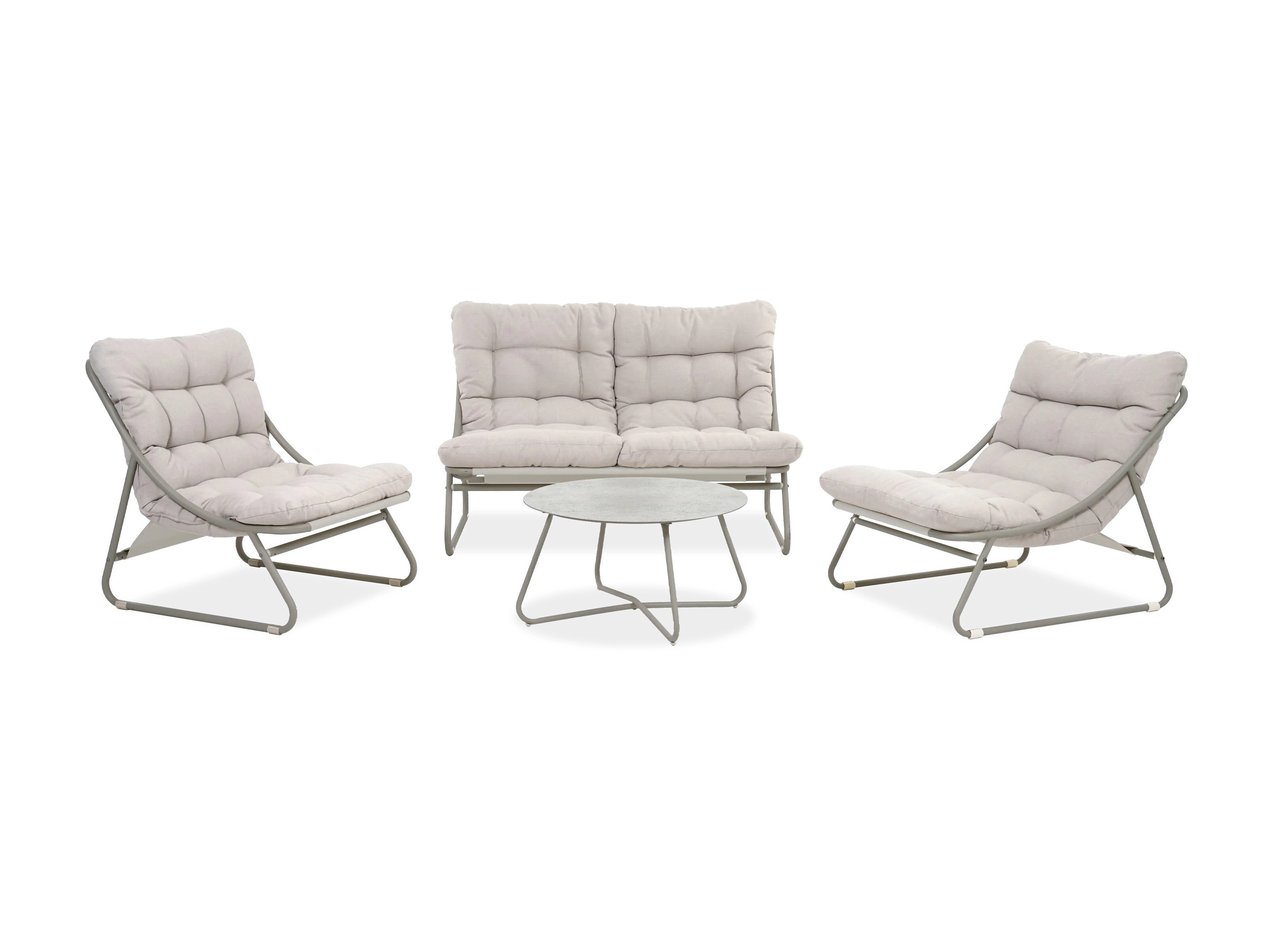 Ulkokalustesetti Forney 106 (Harmaa beige)