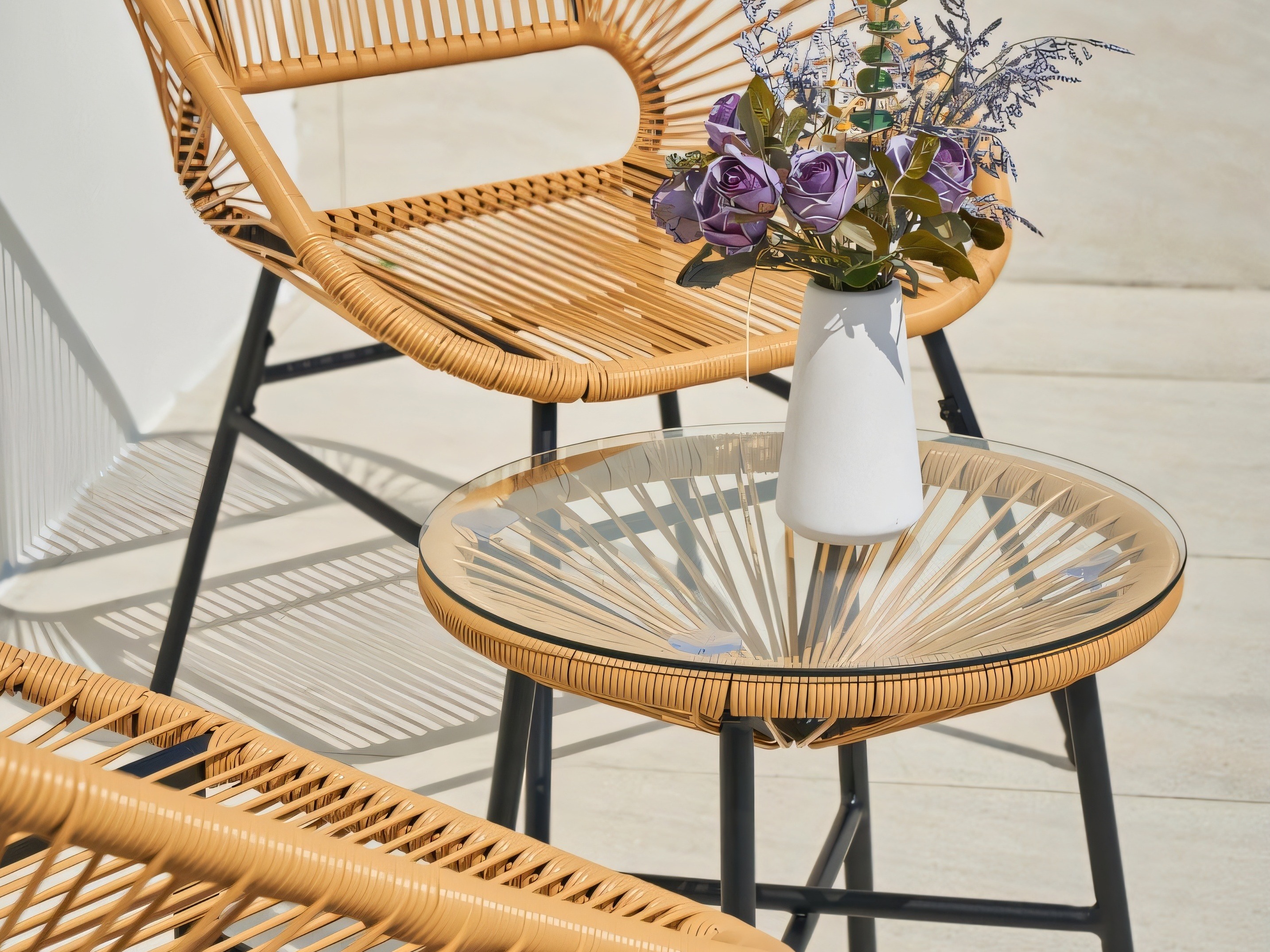 Parvekesetti Forney 125 (Beige)