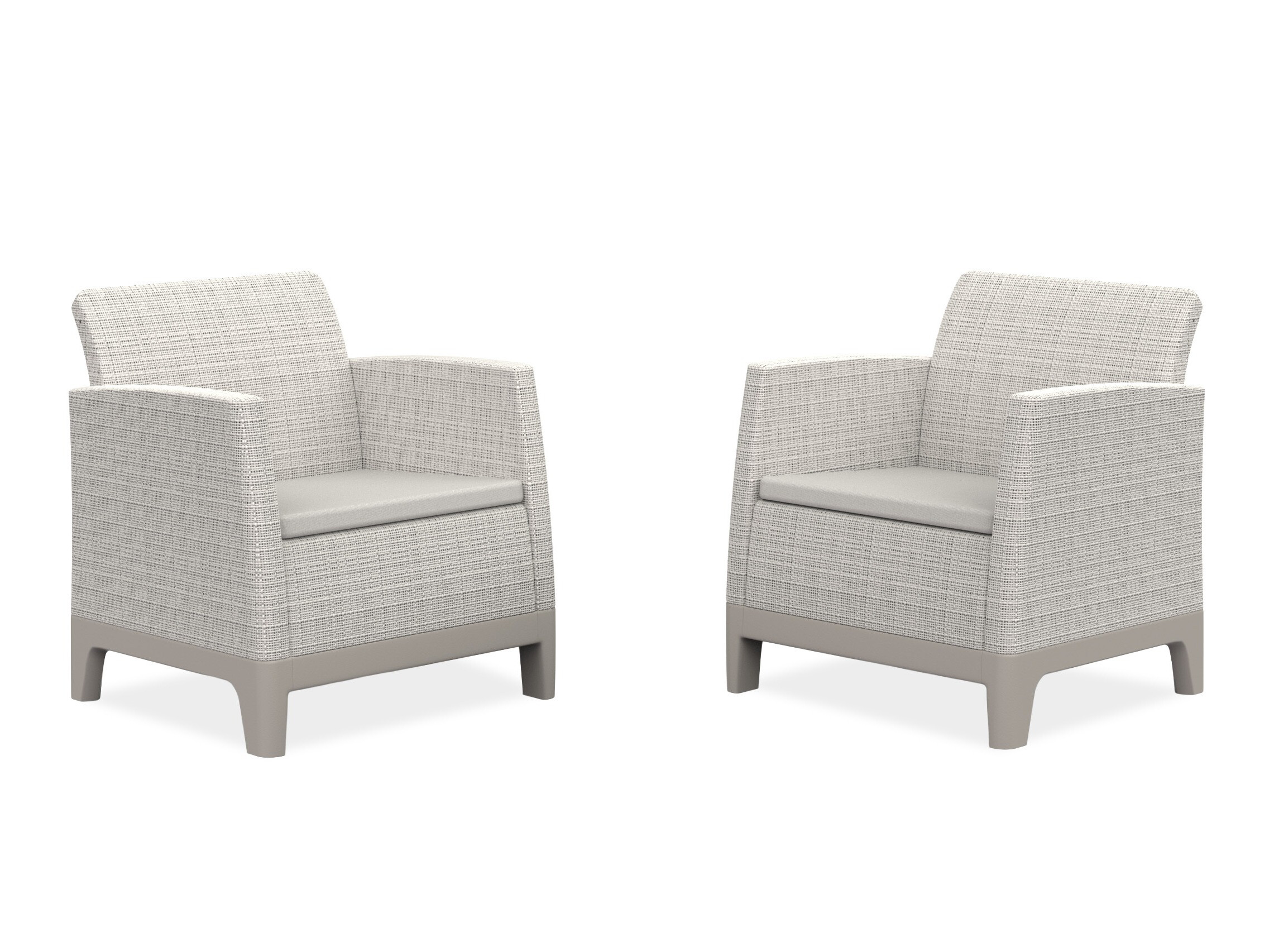 Ulkonojatuoli Forney 134 (Vaalea beige)