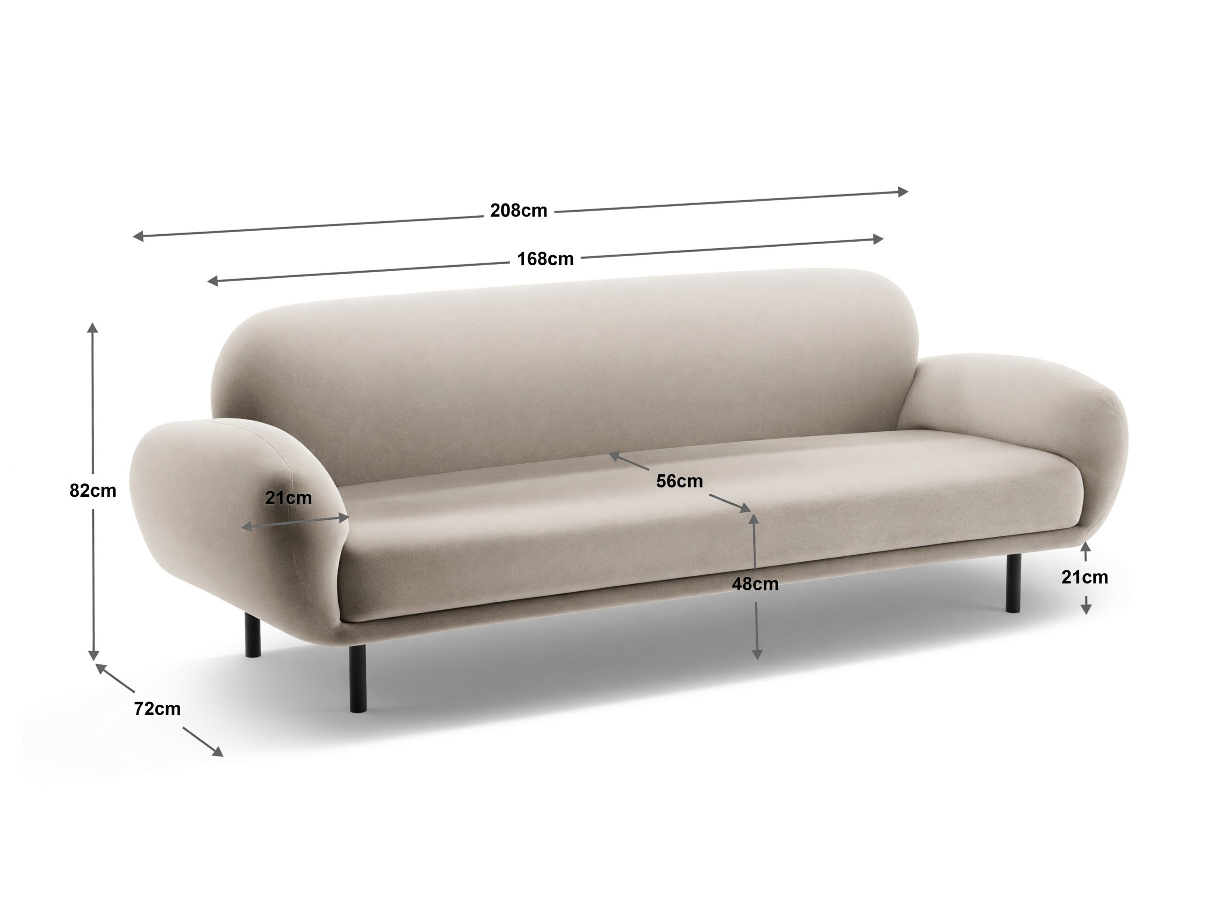 Sohva Beckley 344 (Casino Forest)
