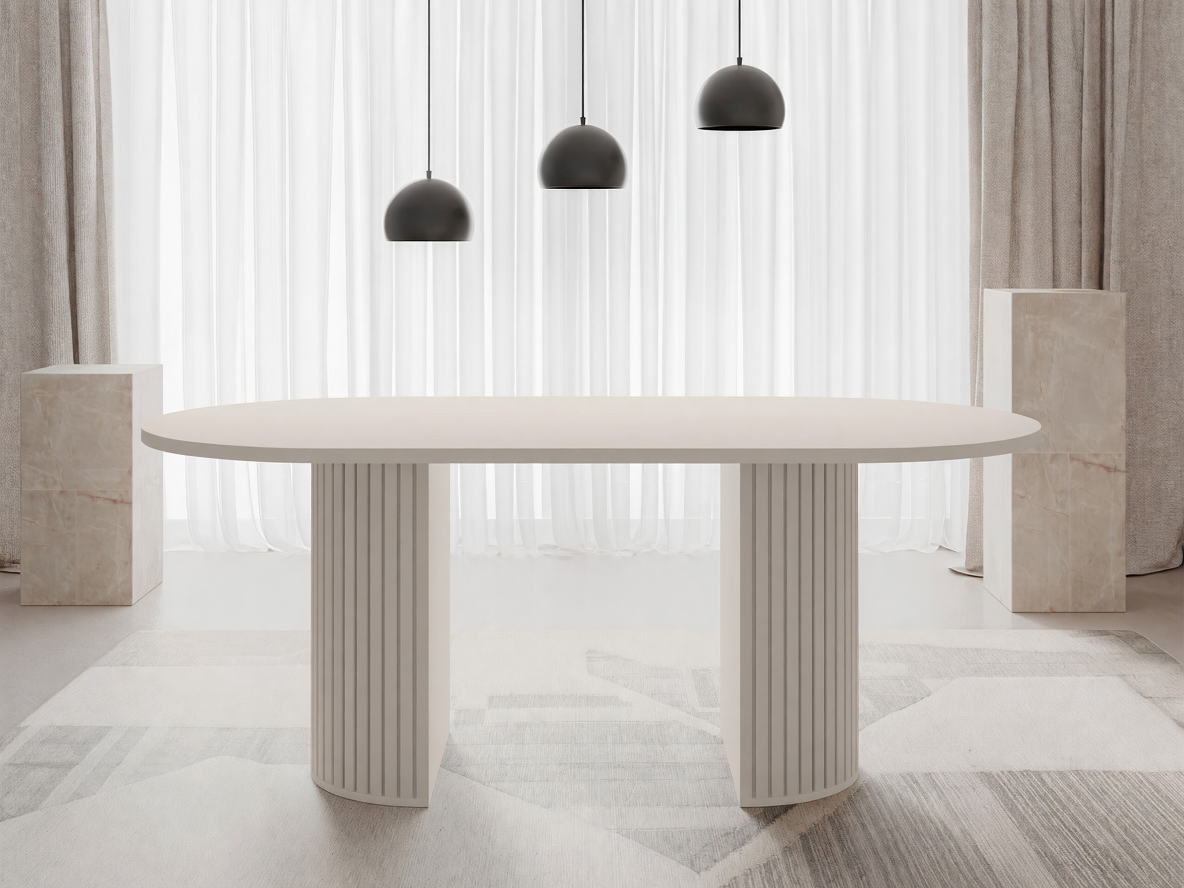 Pöytä Comfivo Ulma (Beige)
