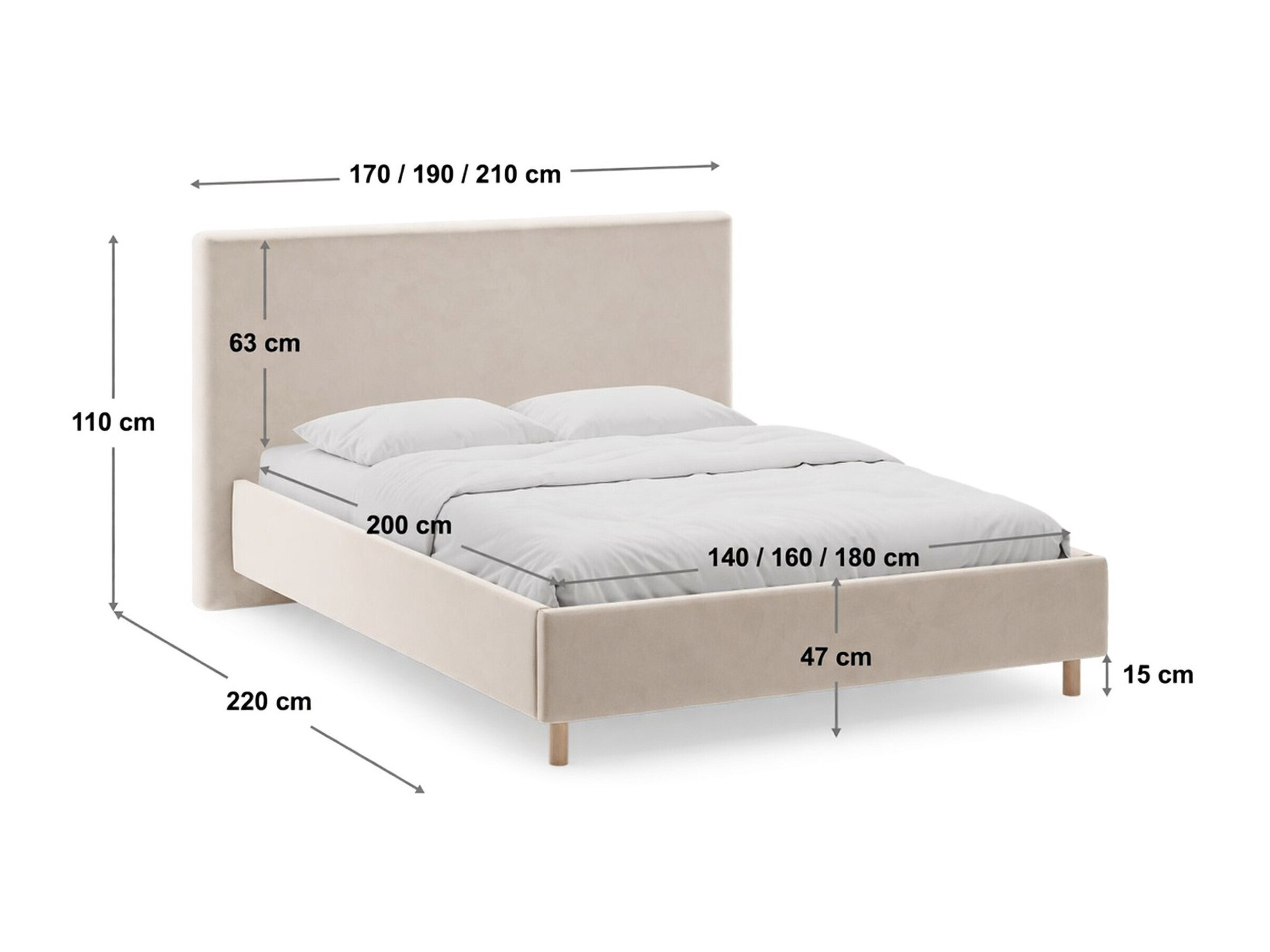 Sänky Beckley 346 (Magic Velvet 2256)