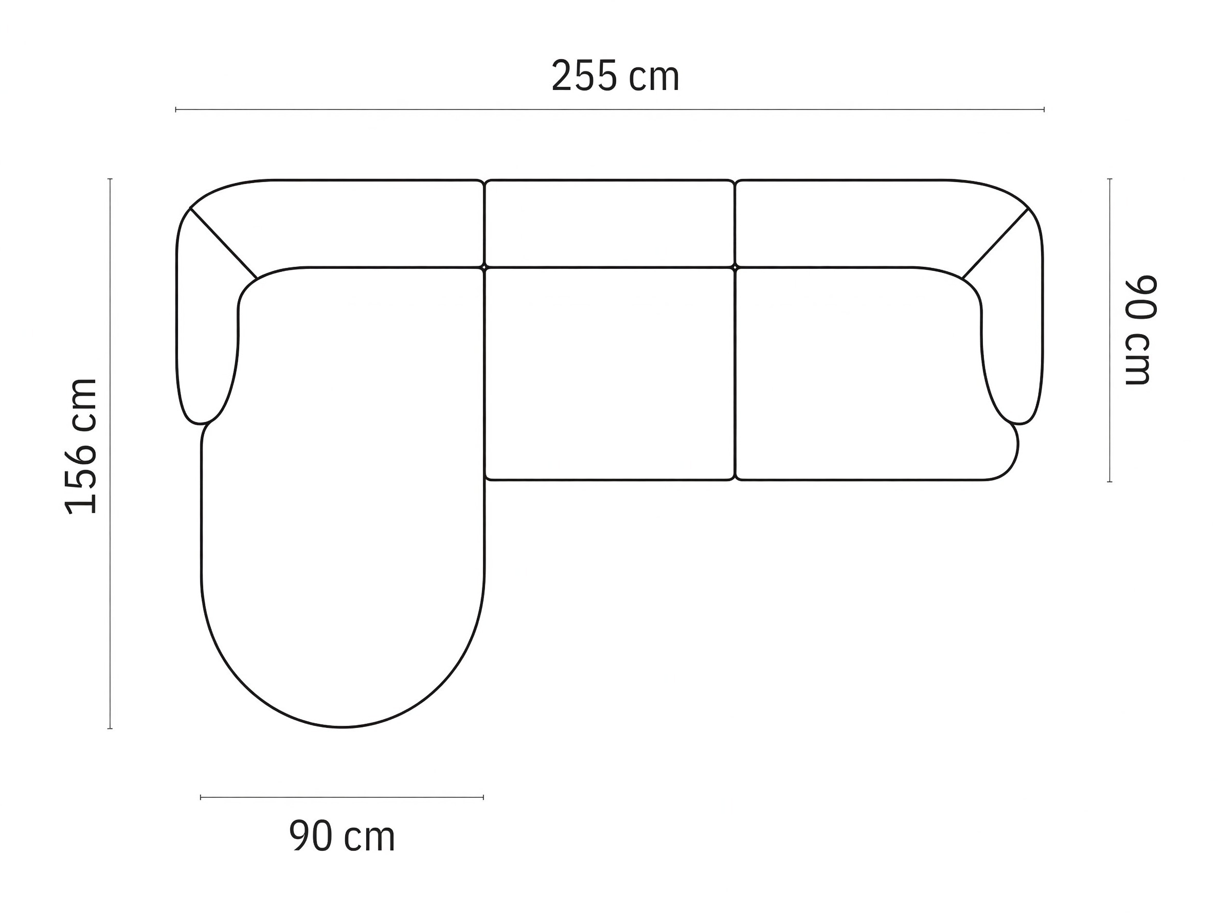 Kulmasohva Feltoro 104 (Bluvel 19)